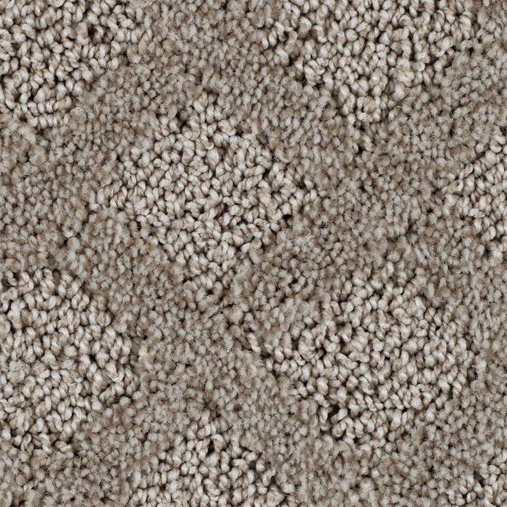STAINMASTER STP59-12-L014 Fashionable Charm Country Twill Brown 40-oz sq yard Triexta Multi-level loop Indoor Carpet