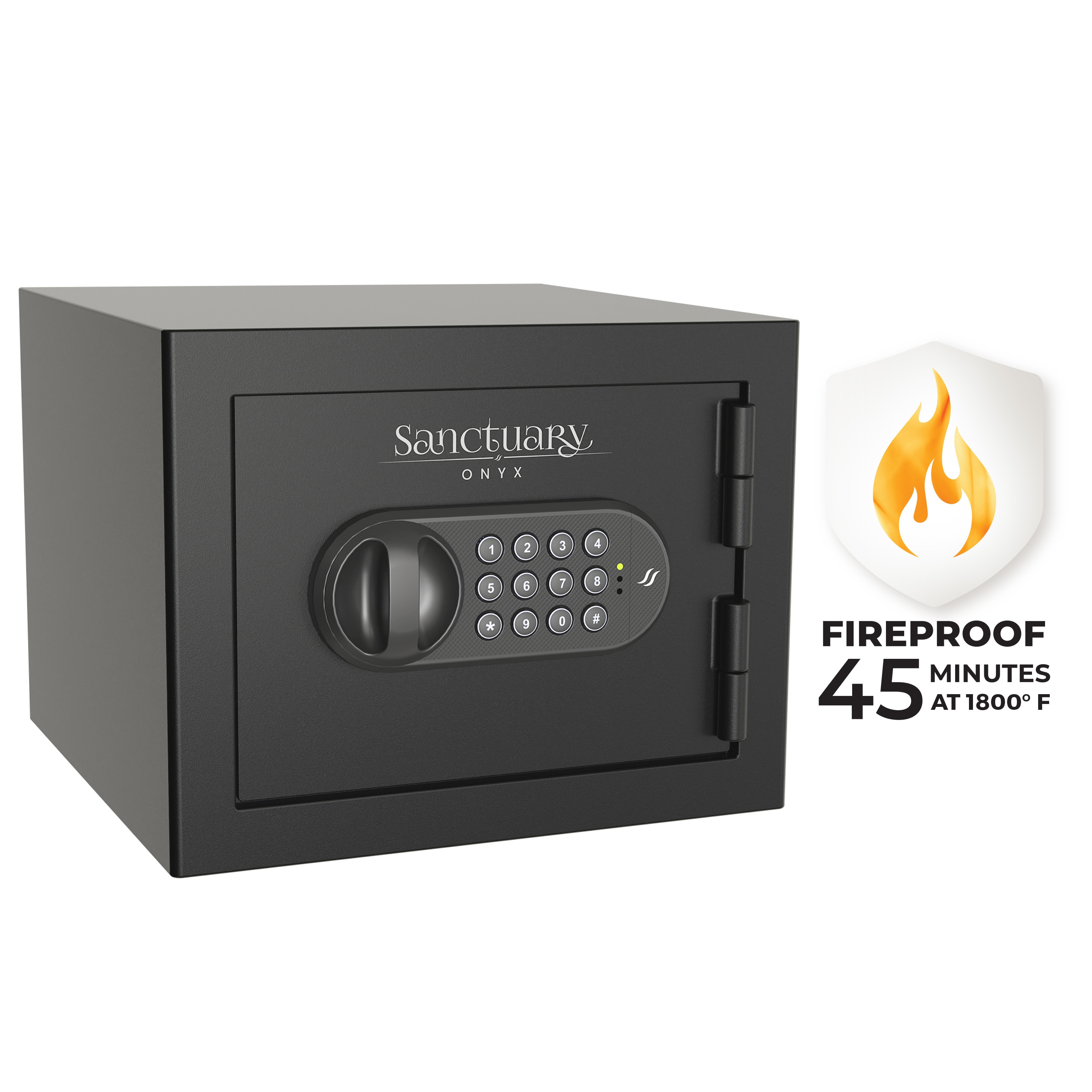 Sanctuary 0.5-cu ft Fireproof Home safe with Electronic/Keypad Lock #SA-ONYX1