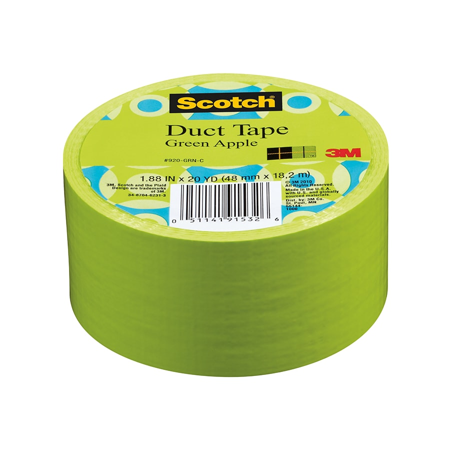 3M Green Rubberized Duct Tape 1.88-in x 20 Yard(S)