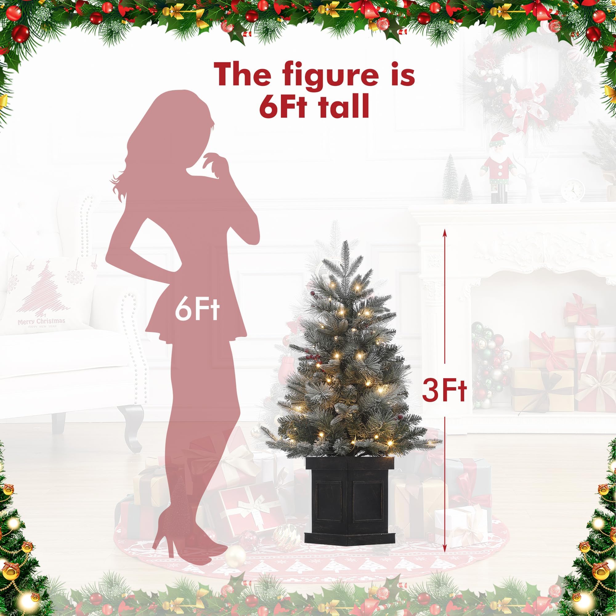 Aoile CKQSXTY5MT60SH1 Artificial-Christmas-Trees - View #7