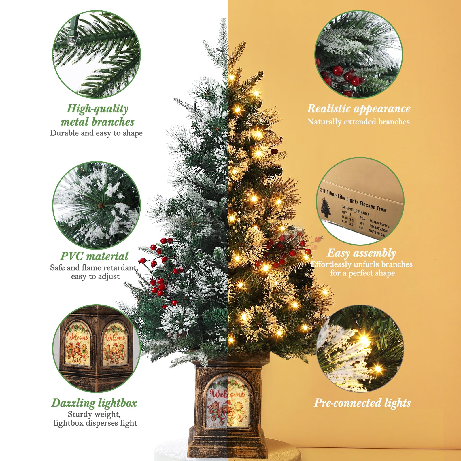 DEXSO CTQ60ZBJCG30FF3 Artificial-Christmas-Trees - View #4