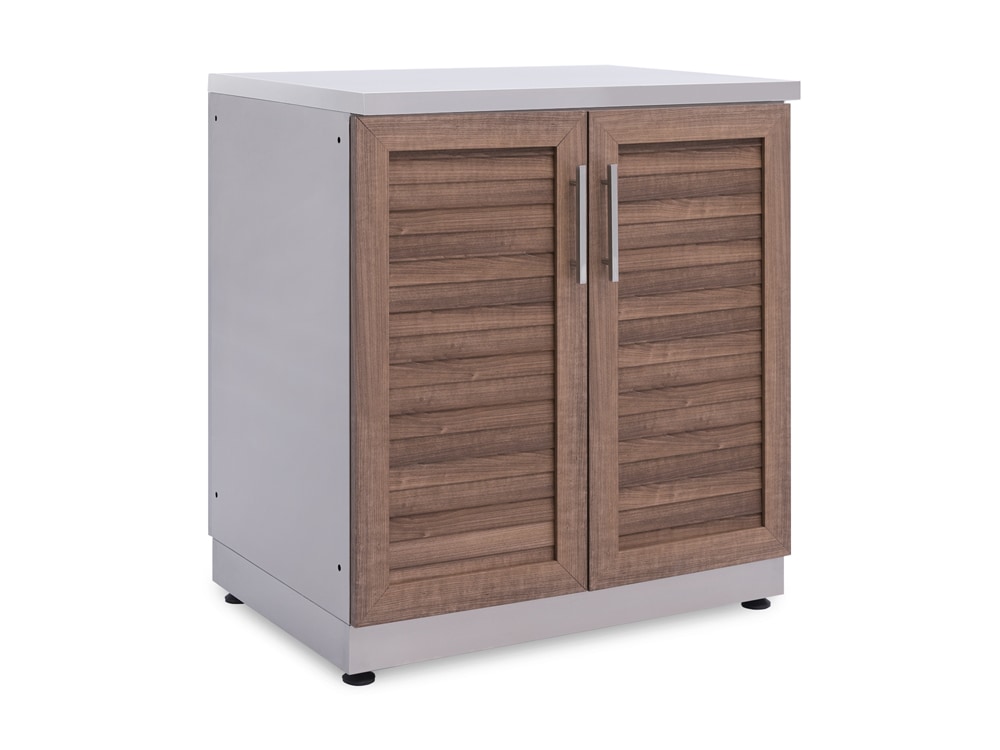 NewAge Products Classic Stainless Steel Grove 2 Door 32-in W x 23-in D x 35.25-in H Outdoor Kitchen Cabinet 70101 Sansujyuku sansujyuku.com