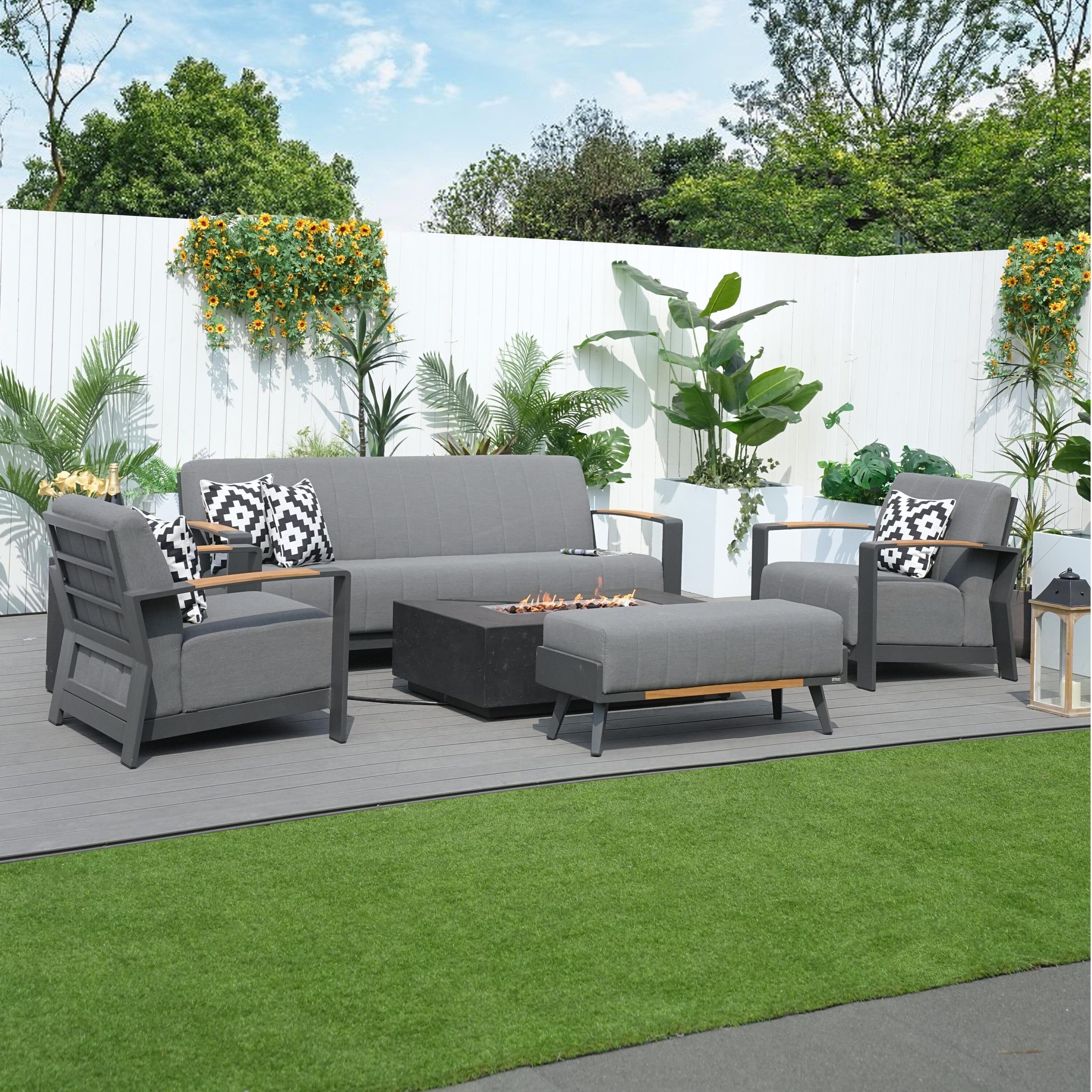 Direct Wicker DWG-2335G&24913BK Patio-Conversation-Sets - View #6