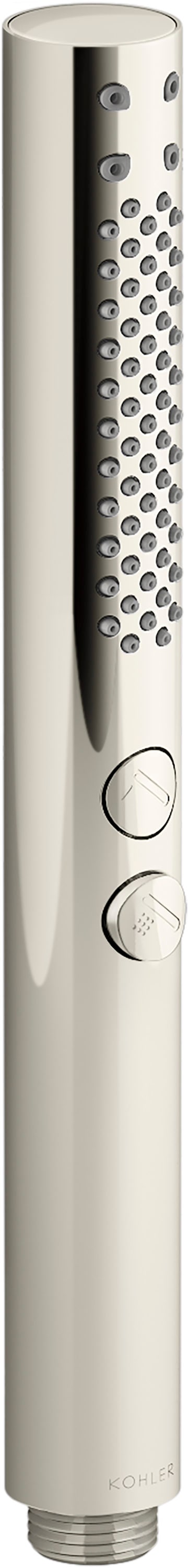 KOHLER K-21335-G-SN Shift+ Round 2.0 -Spray Vibrant Polished Nickel Handheld Shower Head 1.75 GPM