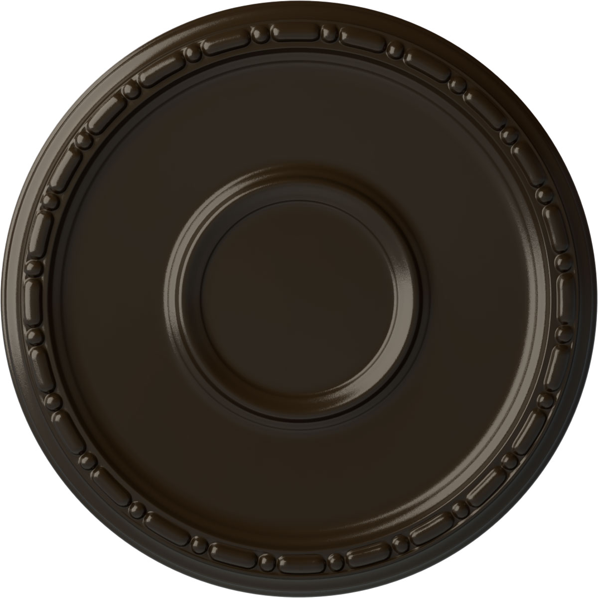 Ekena Millwork CM16MDSHF Medea 16.5-in W x 16.5-in L Painted Stone Hearth Polyurethane Whole Ceiling Medallion