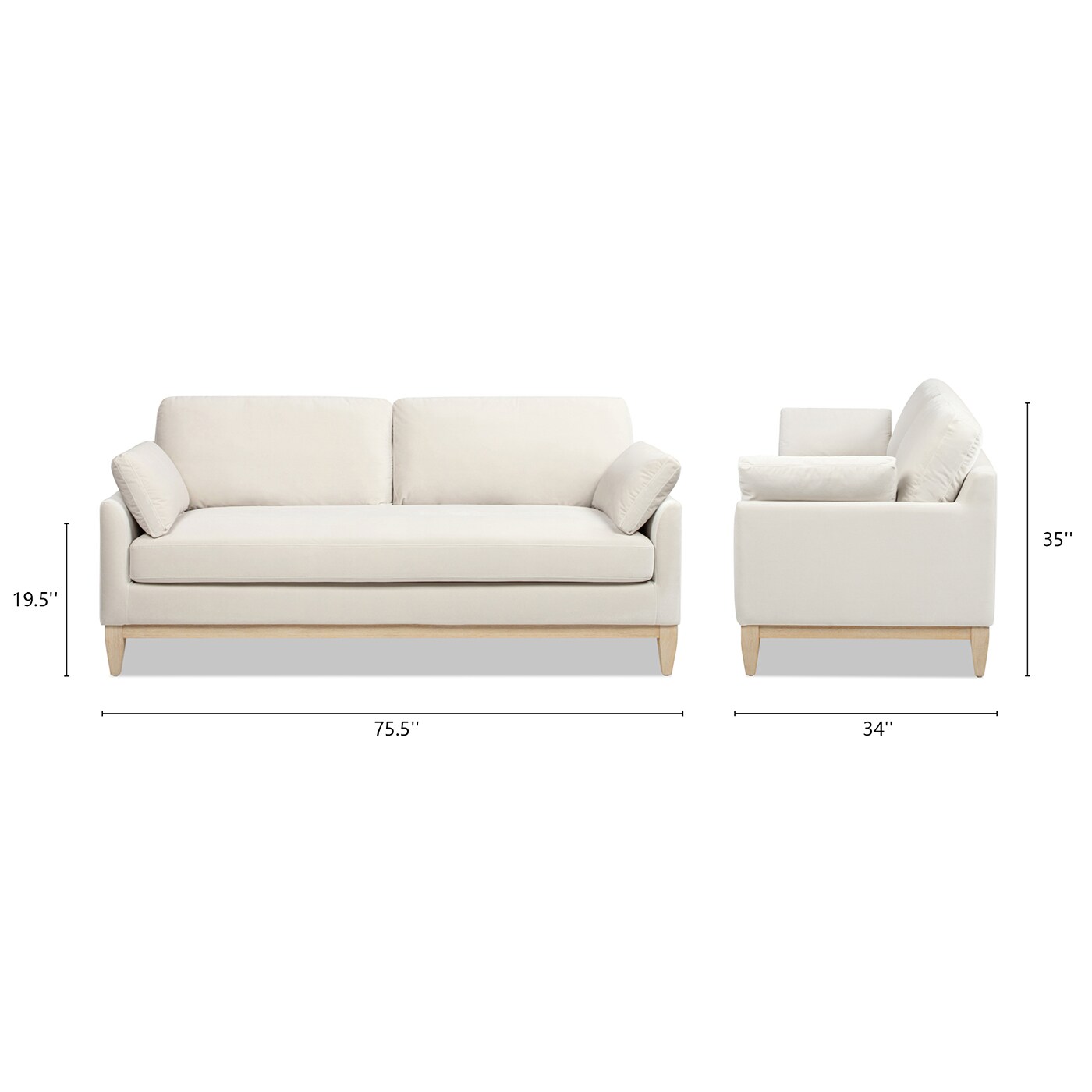 Jennifer Taylor Home LV041-3-64111 Sofas-Loveseats - View #5