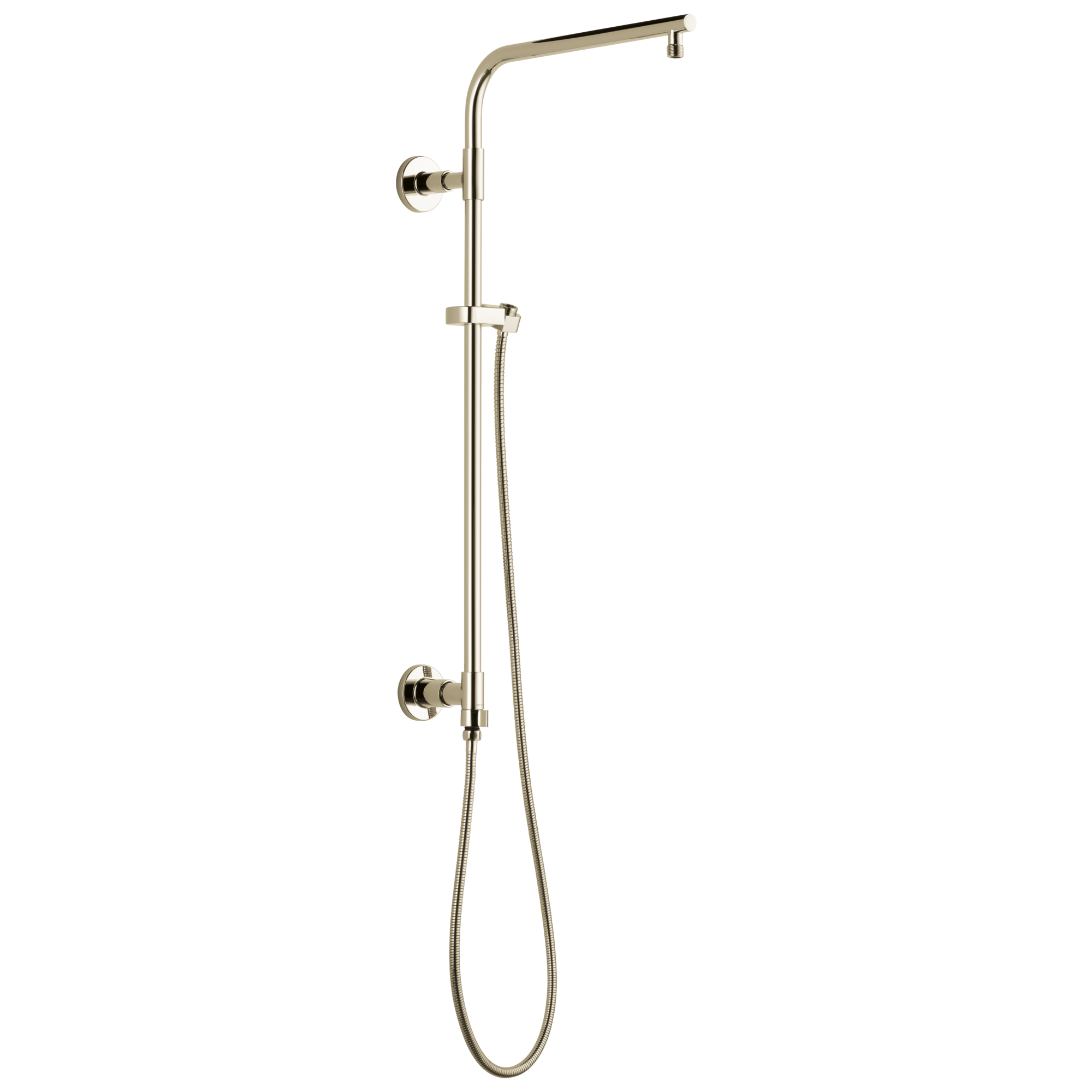 Delta Universal Showering Components 0.5-in Lumicoat Polished Nickel ...