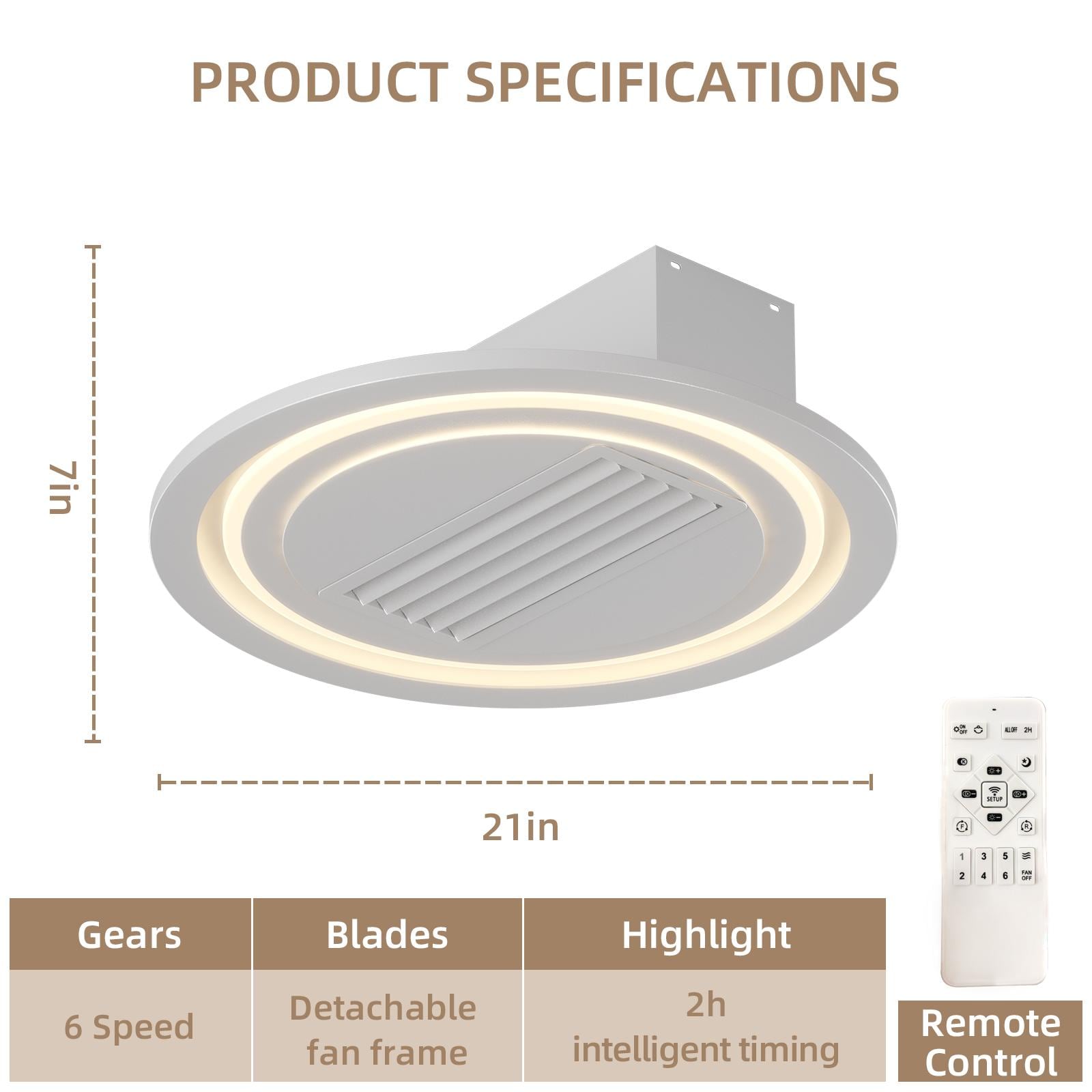 Bayfeve BFSHL-15240-CF Ceiling-Fans - View #4