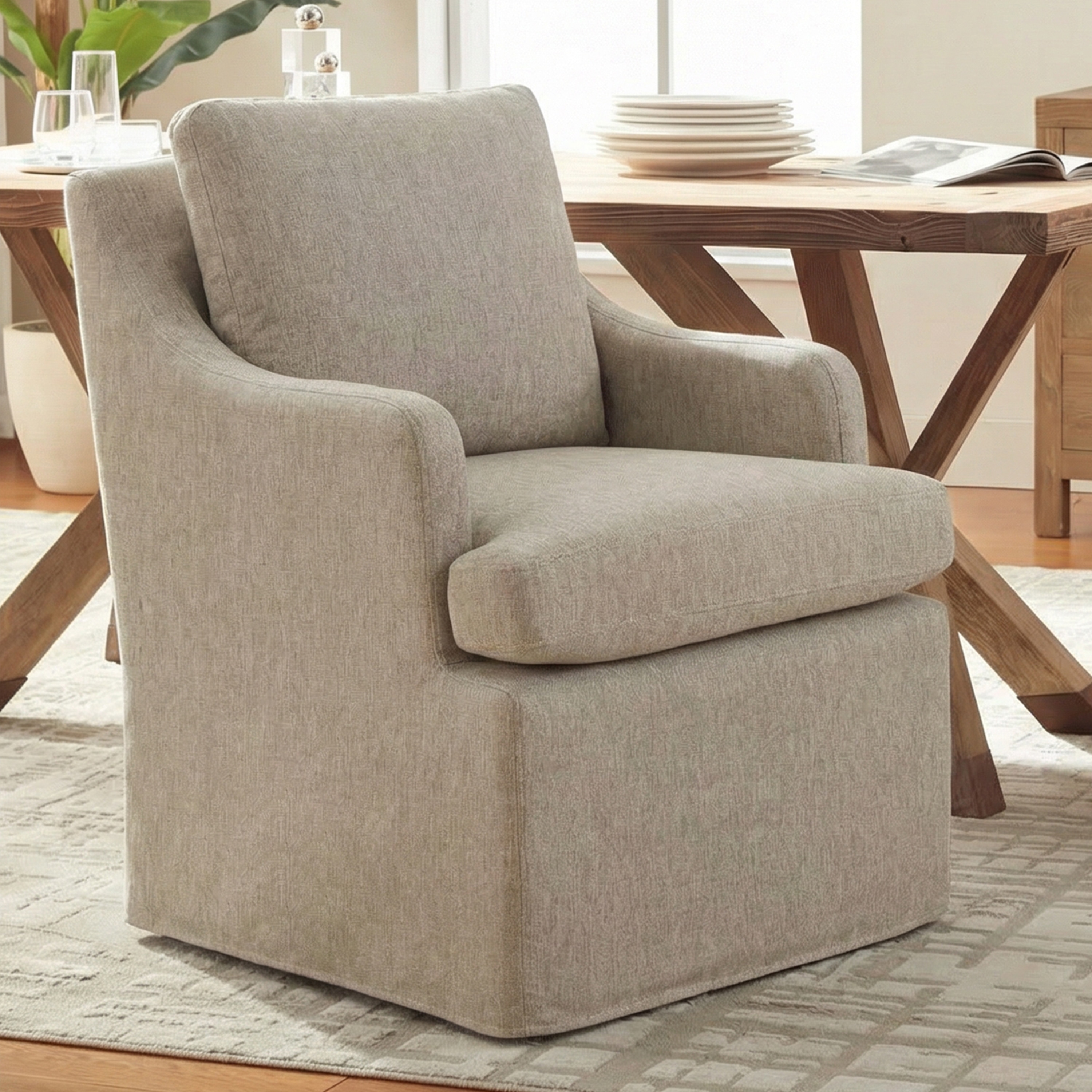 Keoni VK-252A-BRN Dining-Chairs - View #3