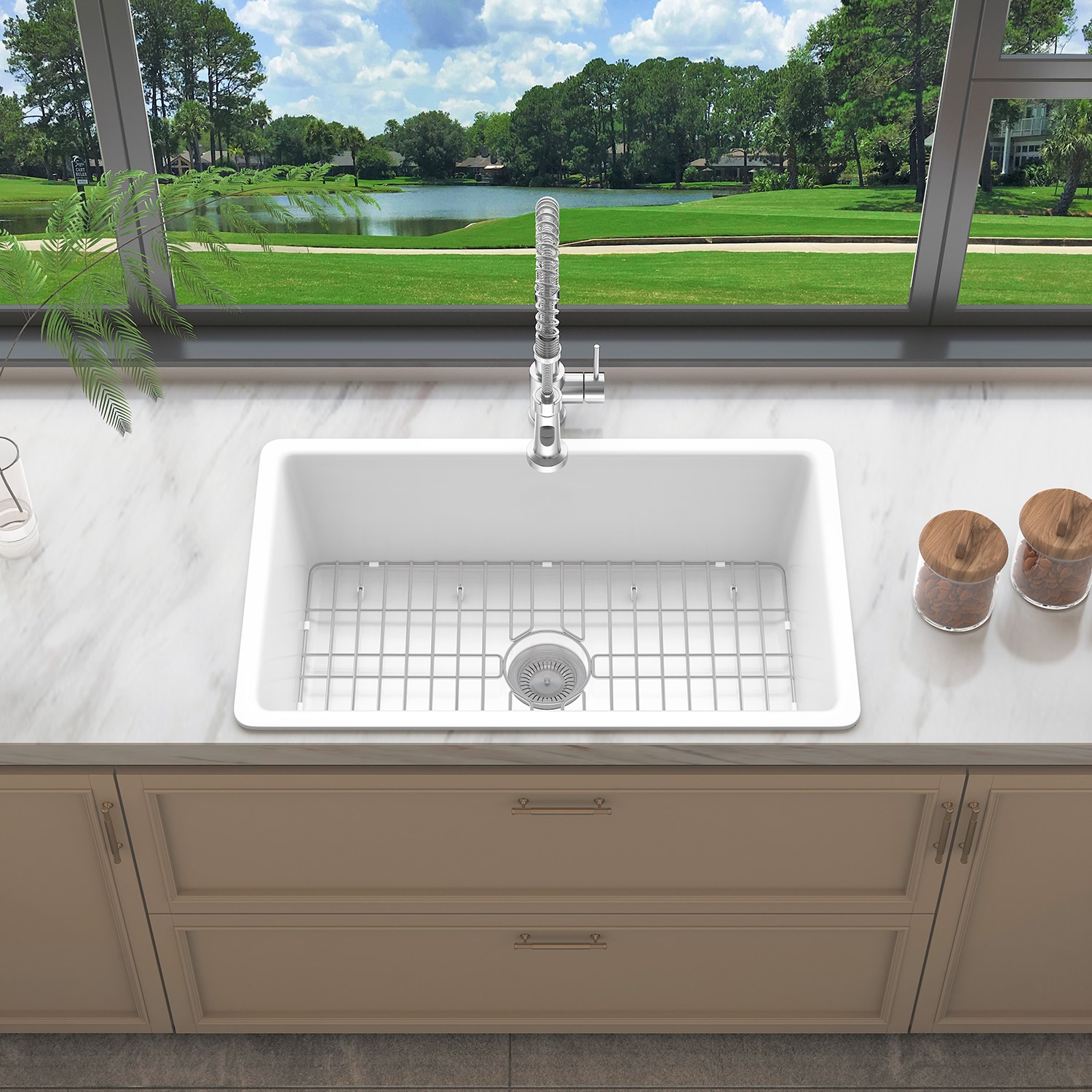Sinber F3219S-OLR Kitchen-Sinks - View #2