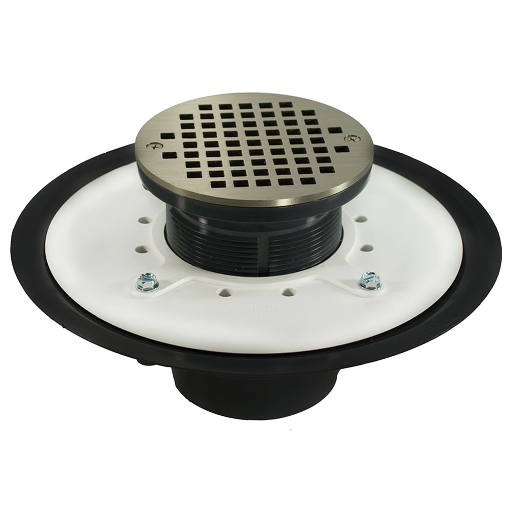 Jones Stephens 3 inch Heavy Duty PVC Floor Drain Base with 3-1/2 inch ...