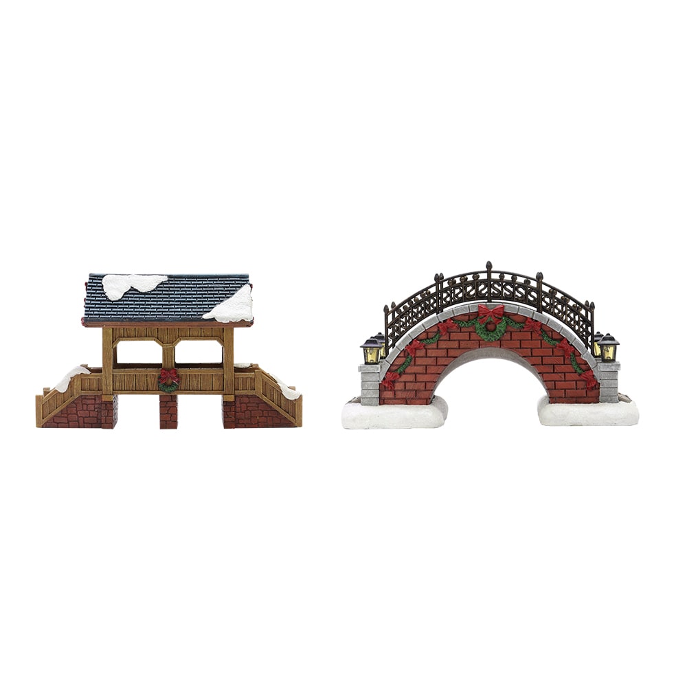 Carole Towne CT Assorted Bridges Village scene #NM-X22144AA