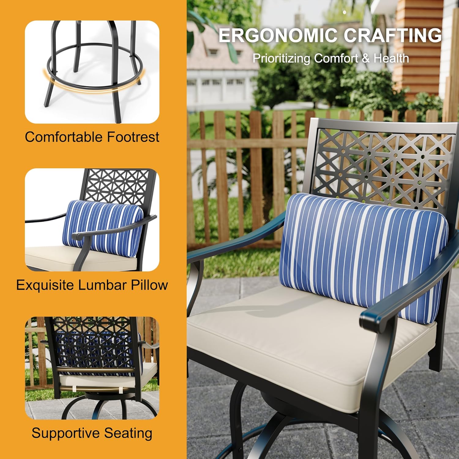 Qeetex LHF-HW-VAM-33QFKNAW Patio-Conversation-Sets - View #6