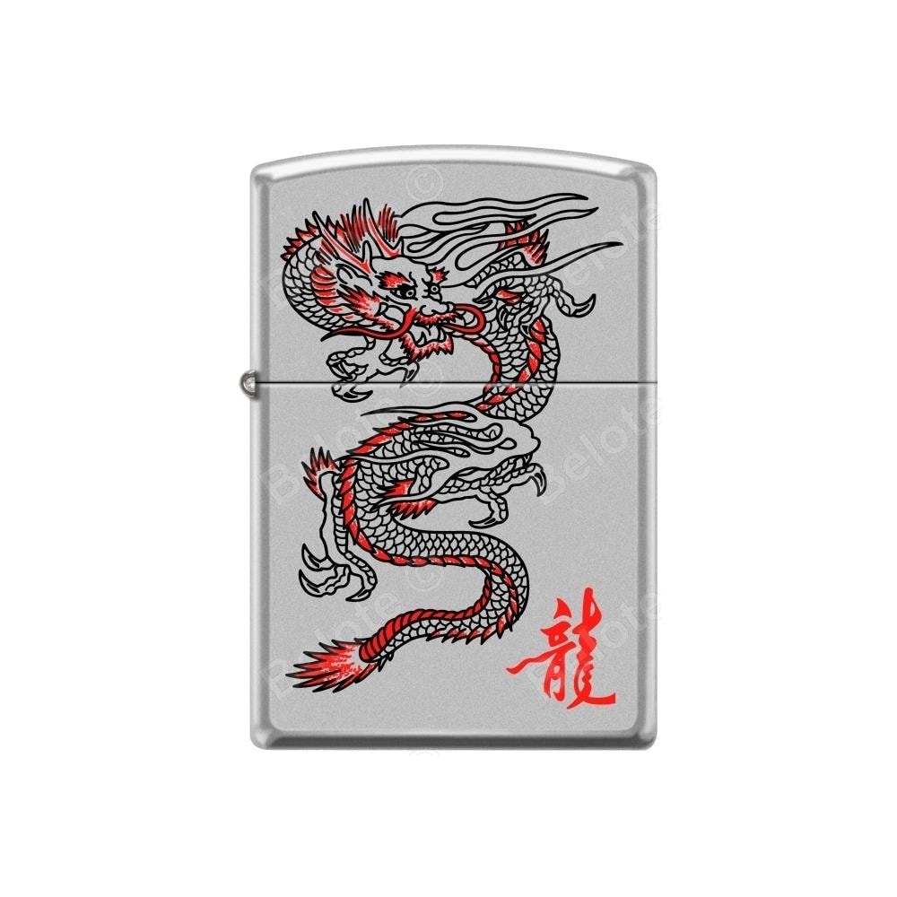 Zippo Zippo Manufacturing ZIP-207CI002452 2019 205 Red Dragon Lighter ...