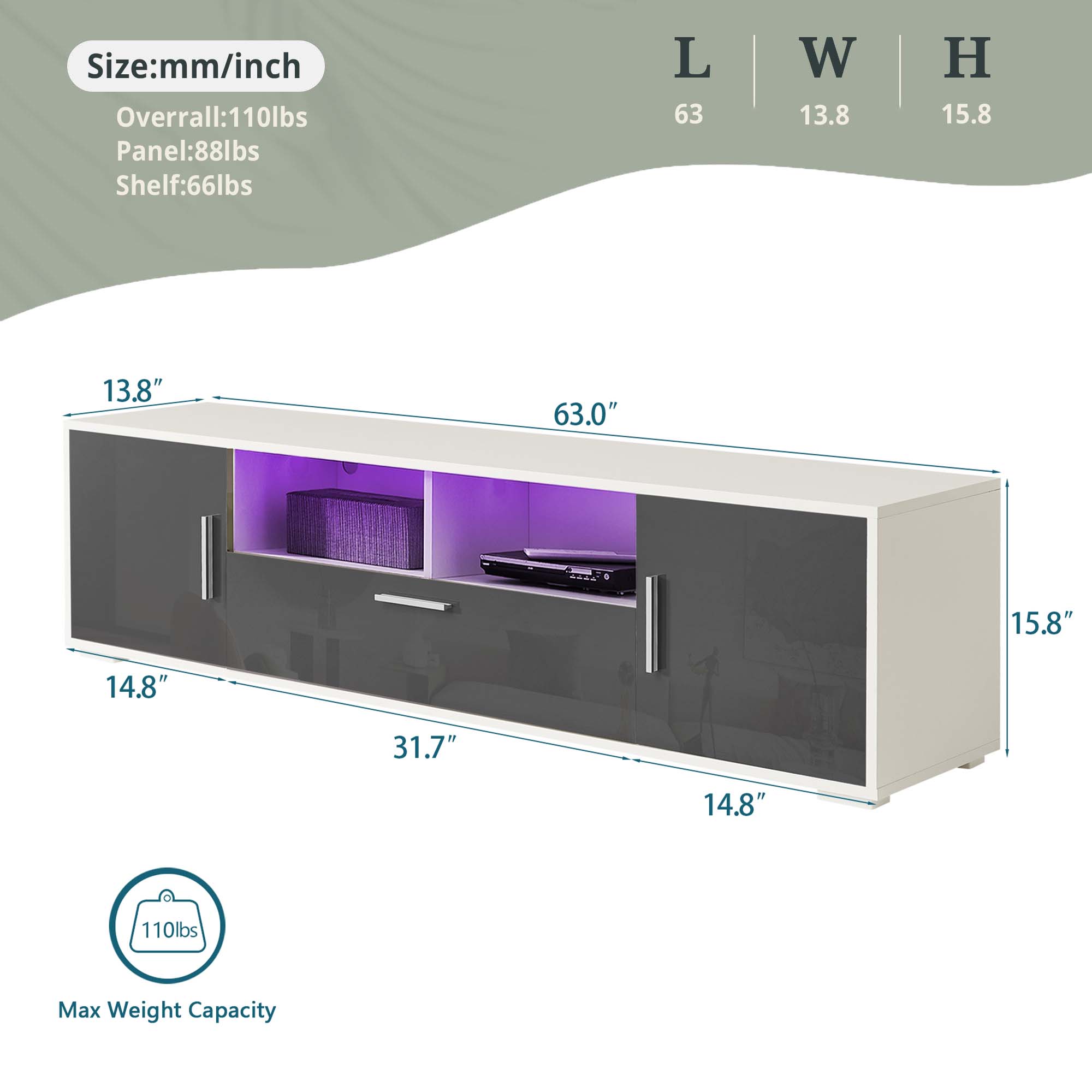 Sunrinx MG67-5-DSG Tv-Stands - View #3