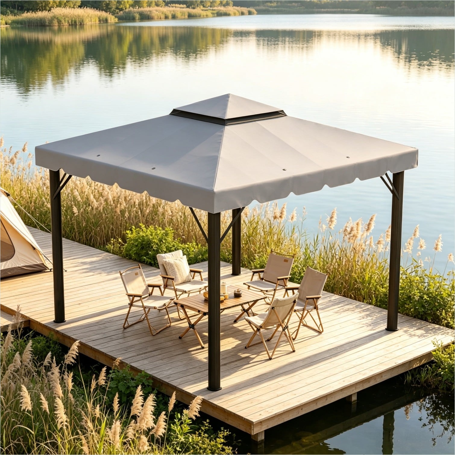 SunJet 7SGVOFHARNMB Shade-Sails-Fabric - View #3
