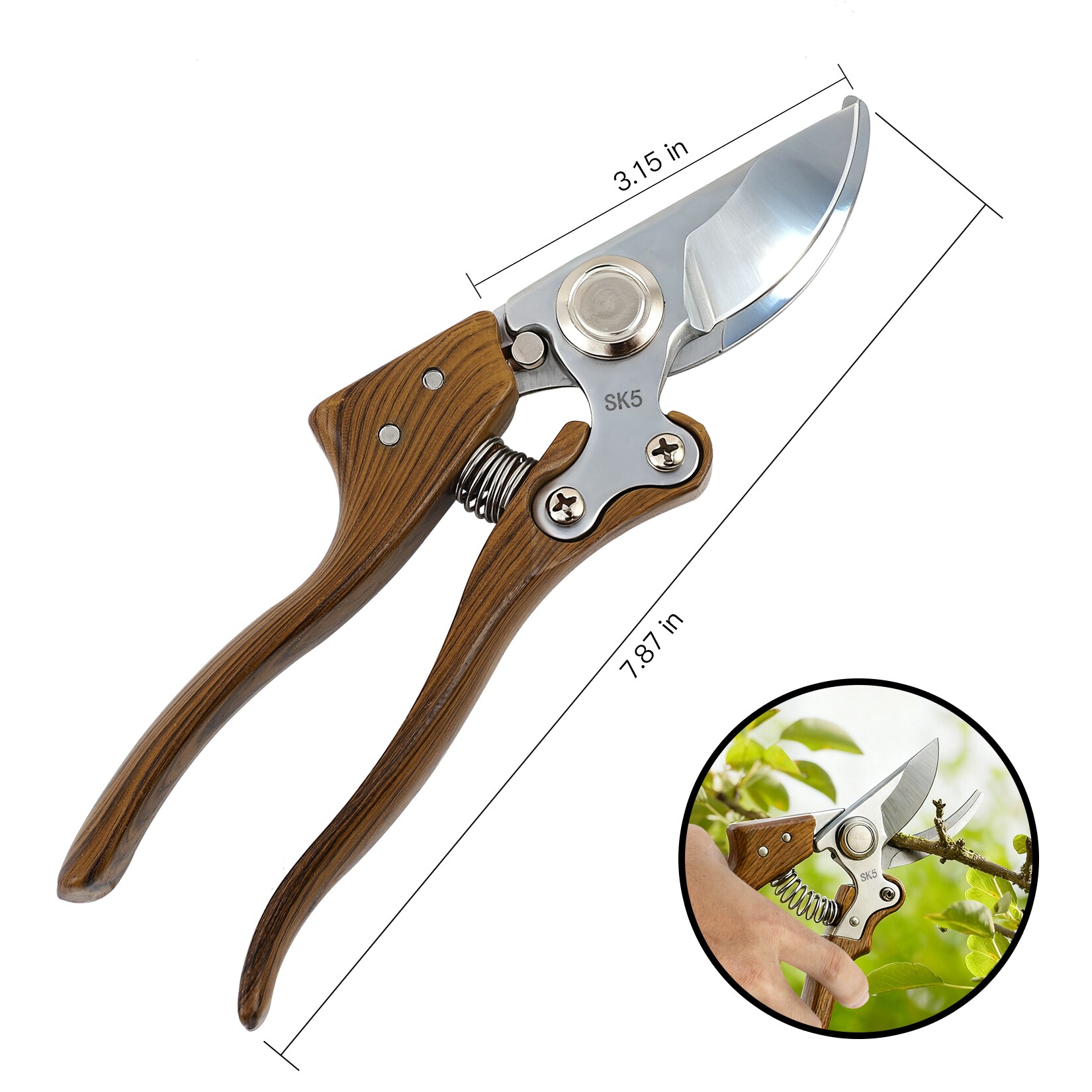 GarveeLife BVO-OALIG6-5JSC Floral-Scissors-Snips - View #2