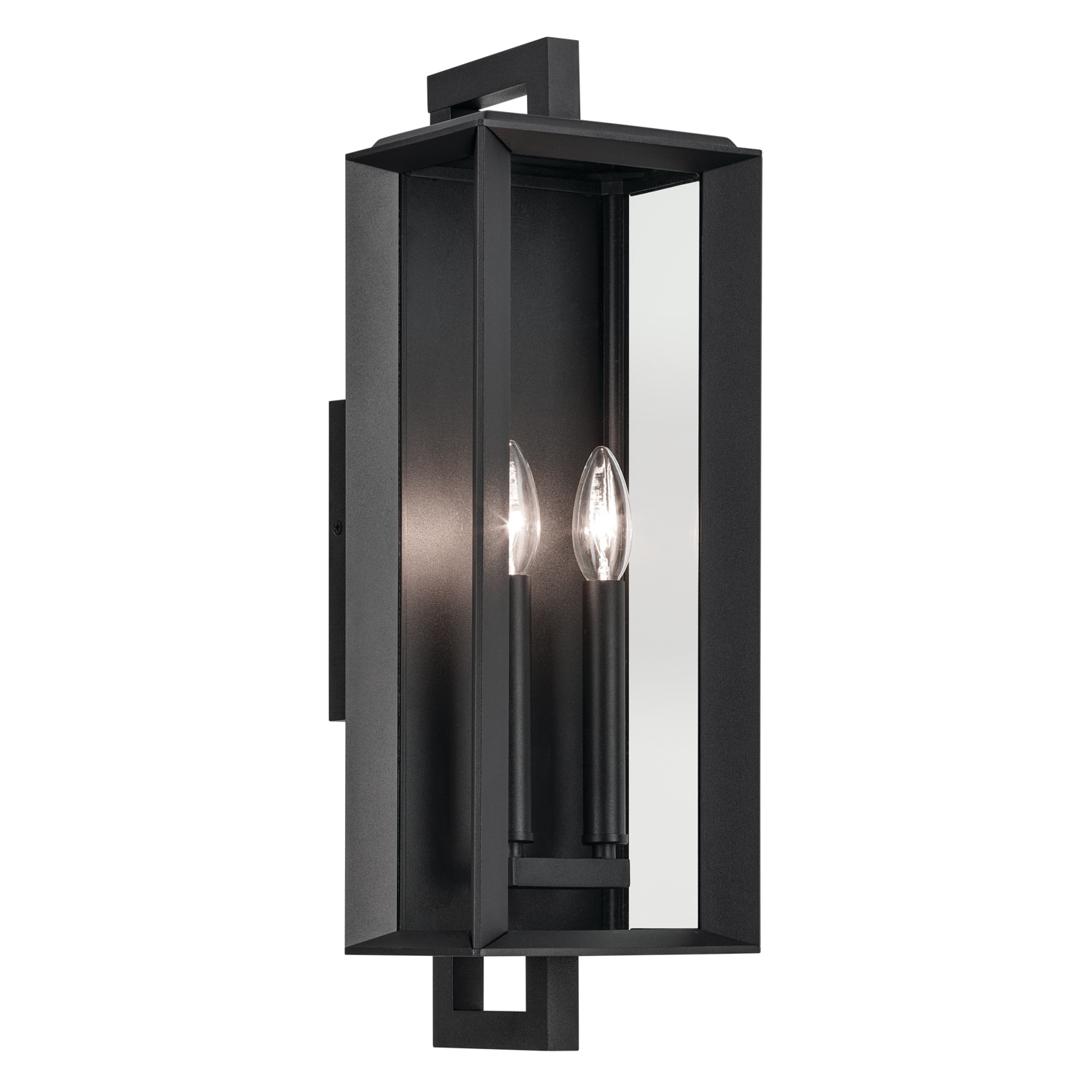 Kichler Kroft 2-Light 20.5-in H Black Led, Outdoor Wall Light in the ...