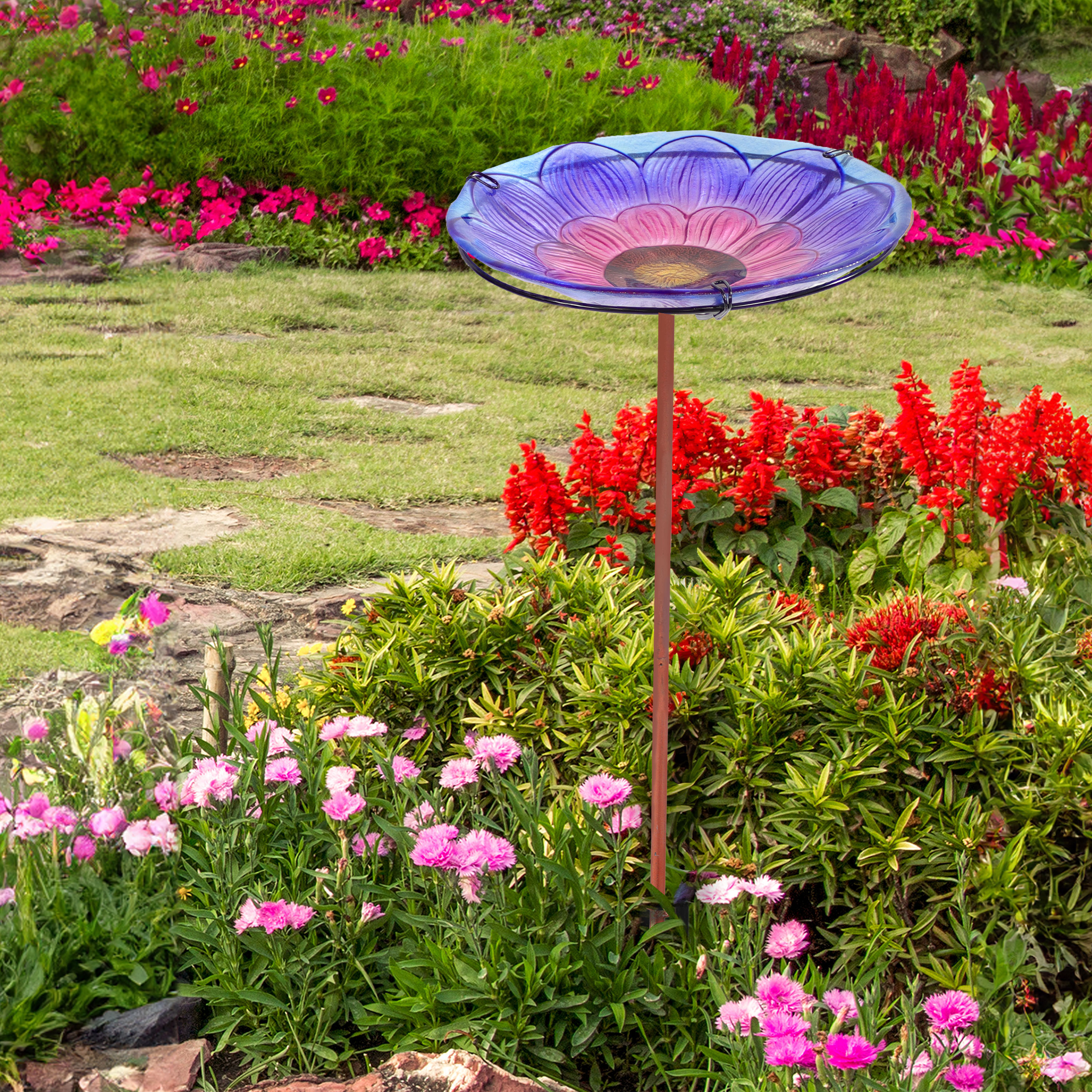 Sunnydaze Decor HB-165 birdbaths - View #13