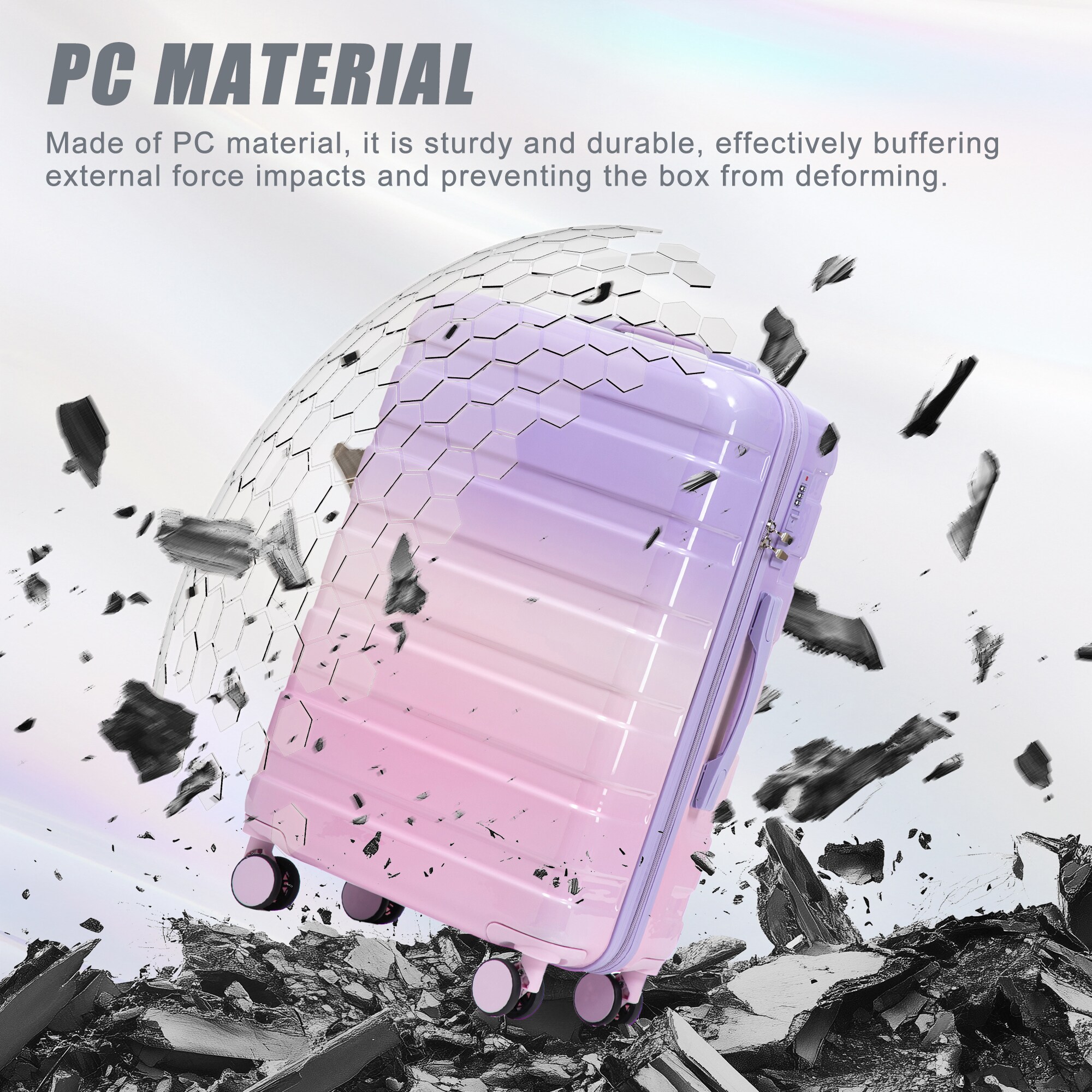 SINOFURN SYD9600004PK Luggage-And-Luggage-Sets - View #3