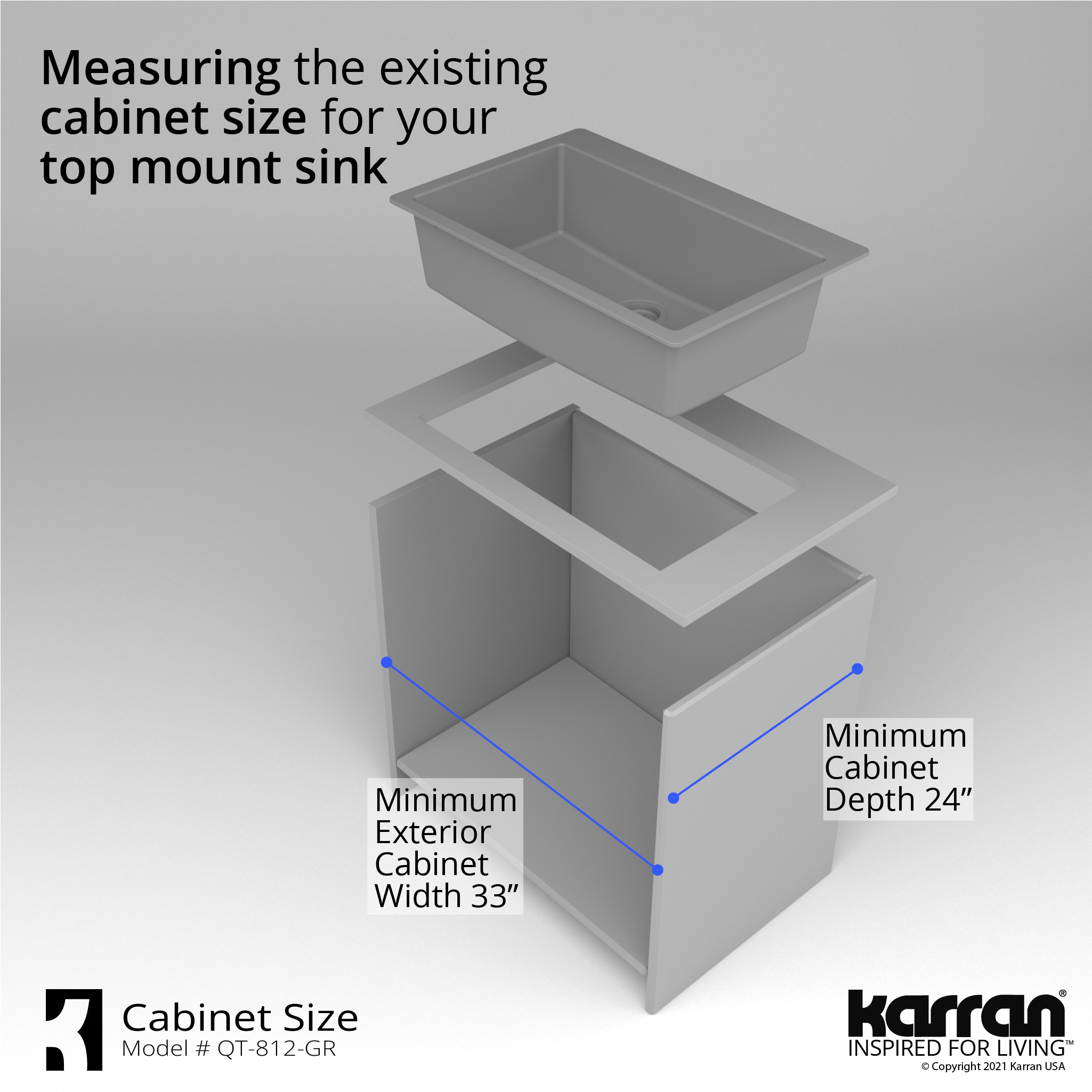 Karran QT-812-GR Kitchen-Sinks - View #11