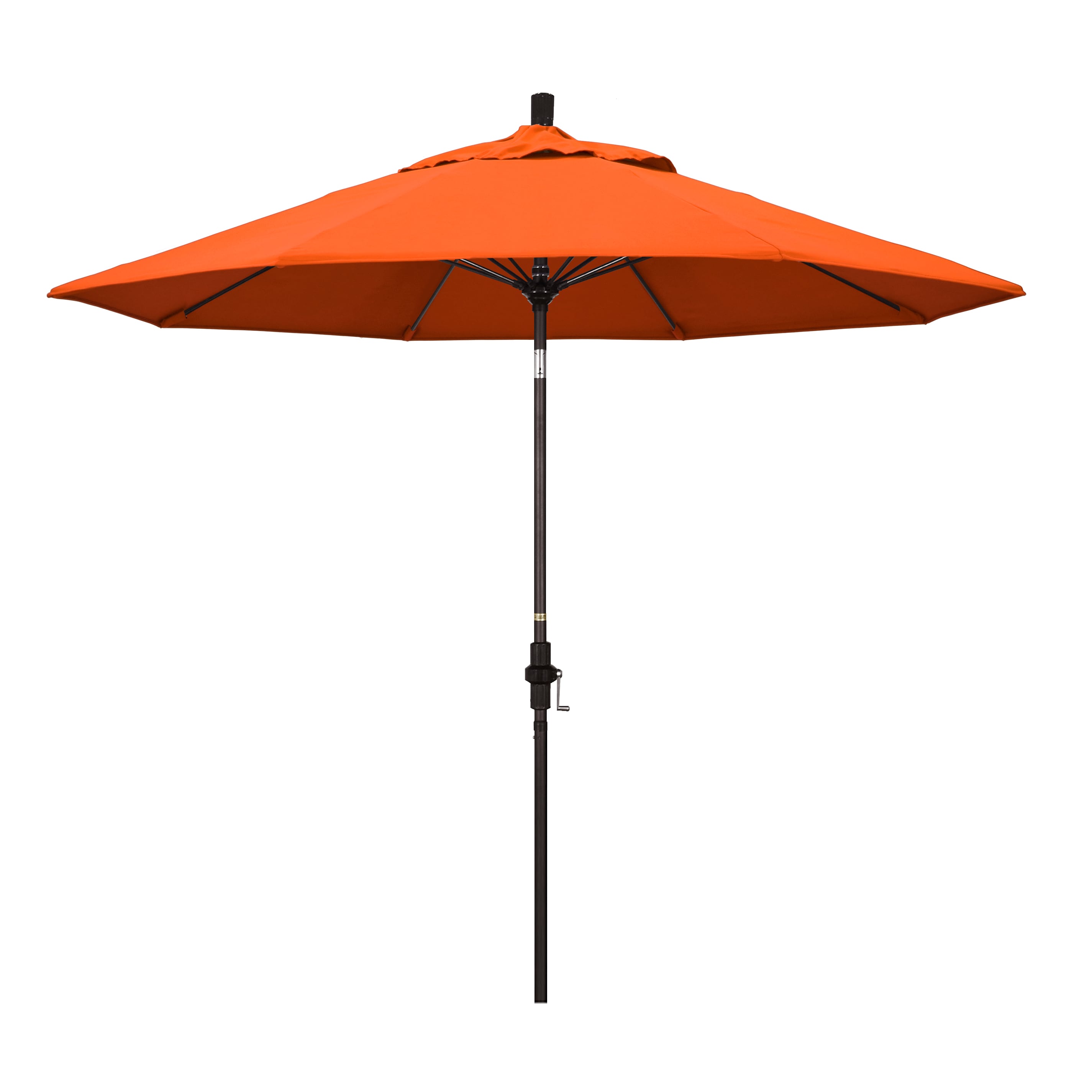 California Umbrella 194061203583 9-Feet Aluminum Orange Market Patio Umbrella