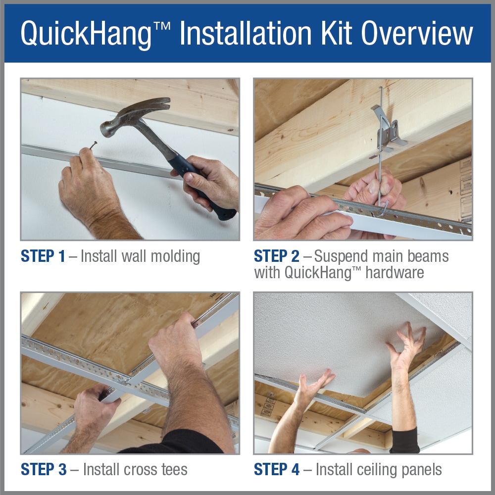 Armstrong Ceilings 12-in QuickHang 6-pack 12-in Hardware Kit in
