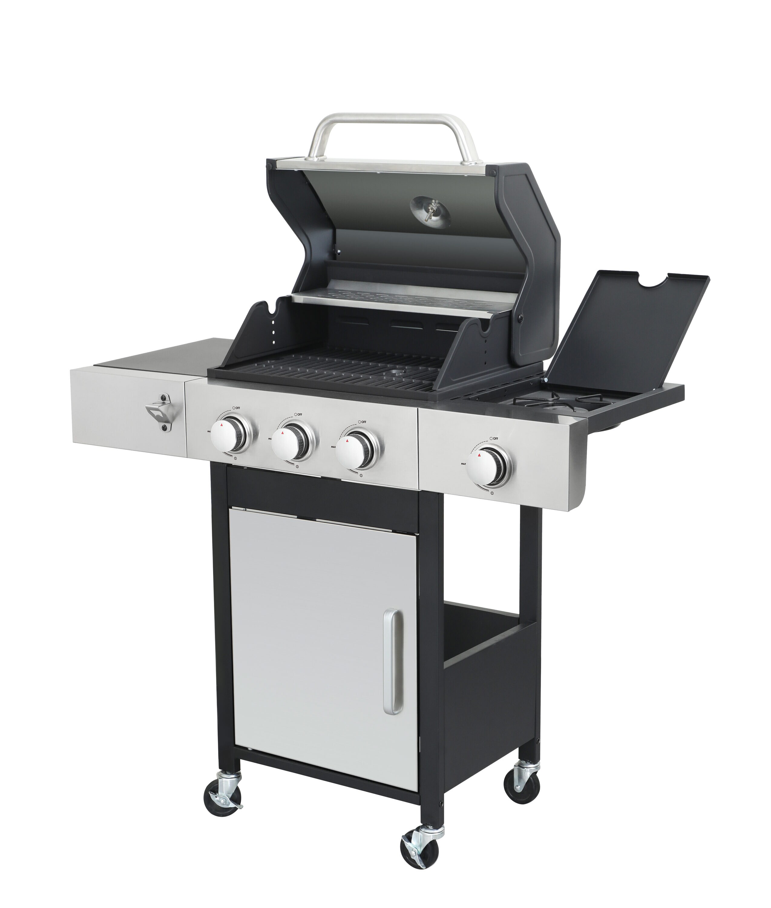 Lycvki CP10 Gas-Grill-Cookgrates-Warmracks - View #4