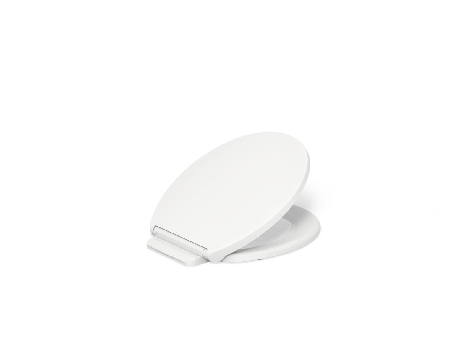 KOHLER 27332-0 ReadyLatch Quiet-Close round-front toilet seat