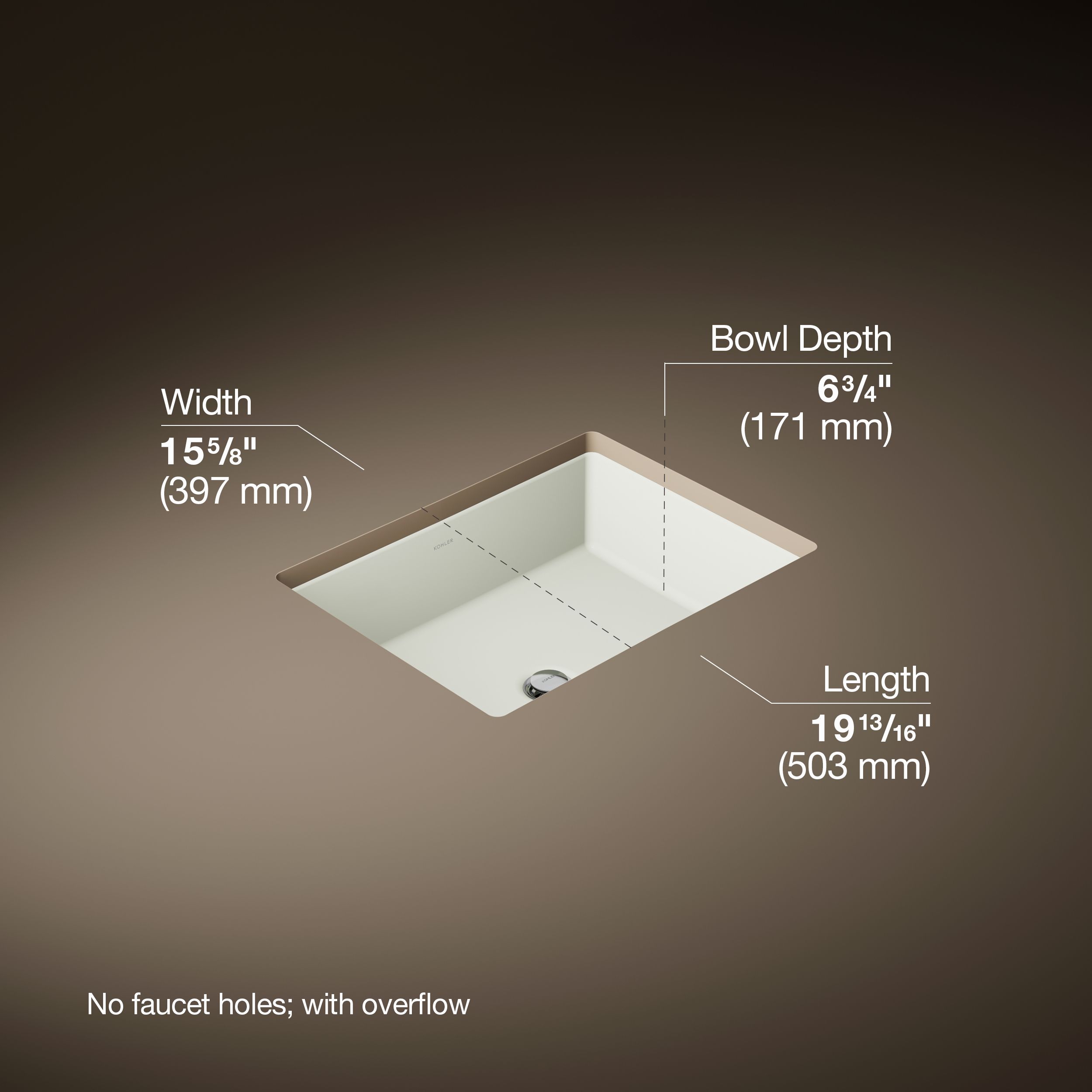 KOHLER 2882-NY Bath-Sink - View #3