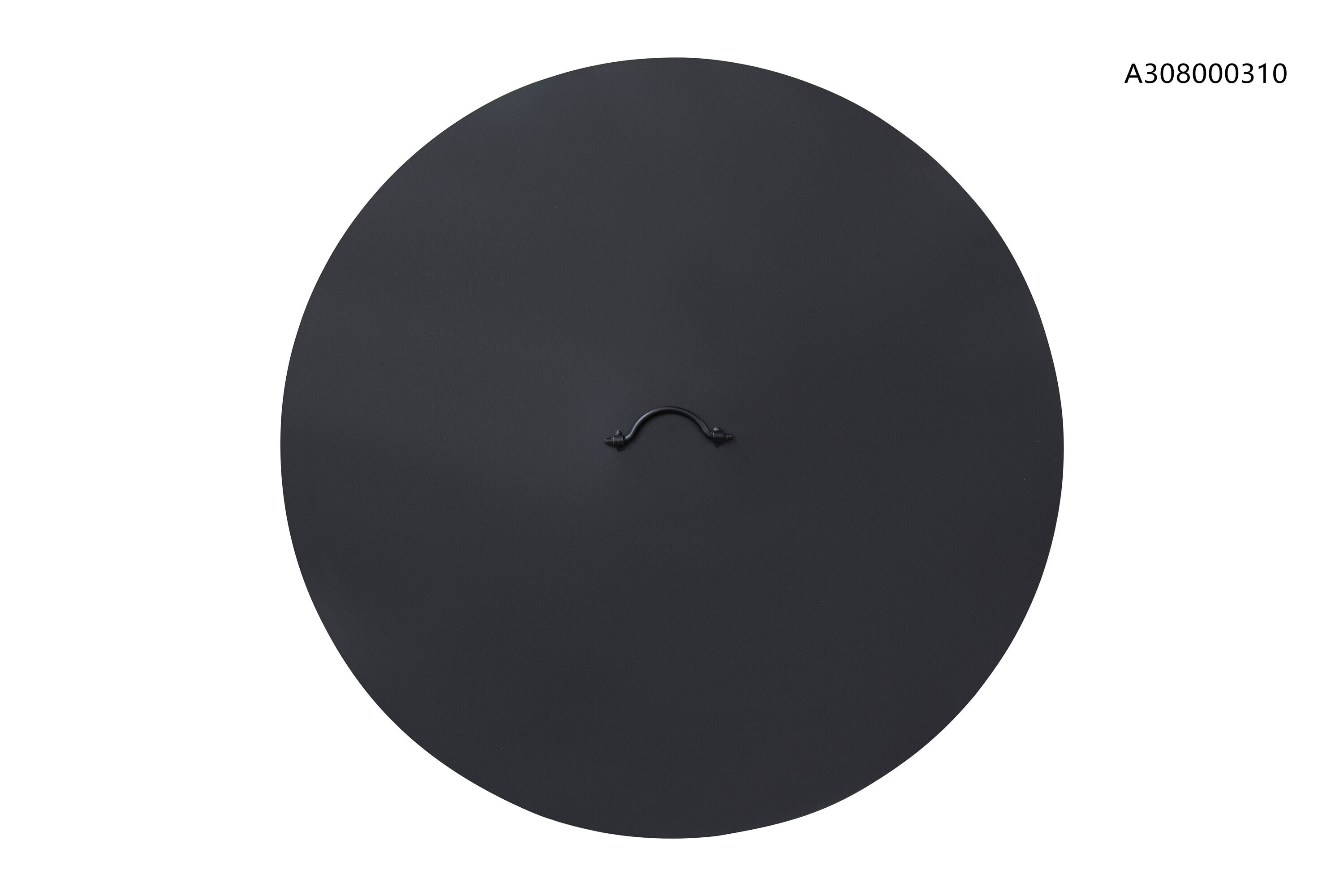 Style Selections A308000310 30.7-in Black Powder Coating Steel Fire Pit Fire ring lid