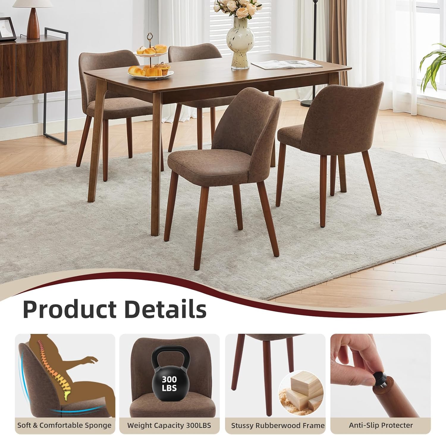 Qeetex LHF-CY-7BL108 Dining-Chairs - View #3