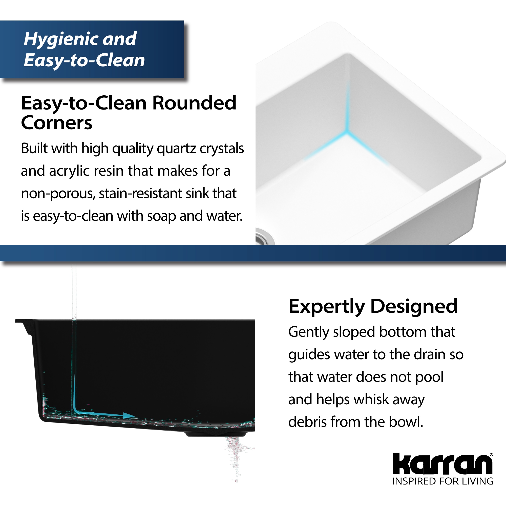 Karran QT-812-WH Kitchen-Sinks - View #9
