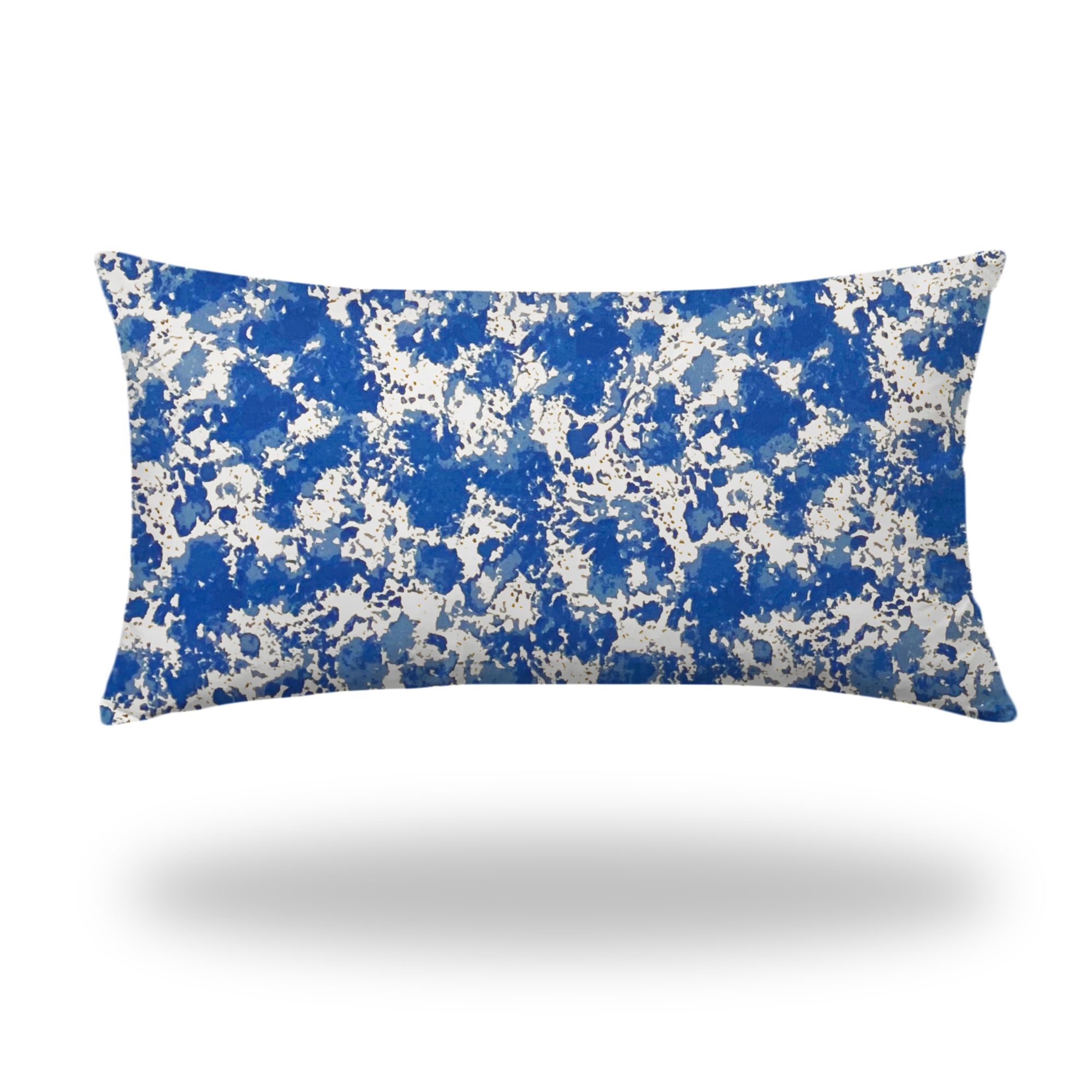 Joita Floral Blue Rectangular Lumbar Pillow at Lowes.com