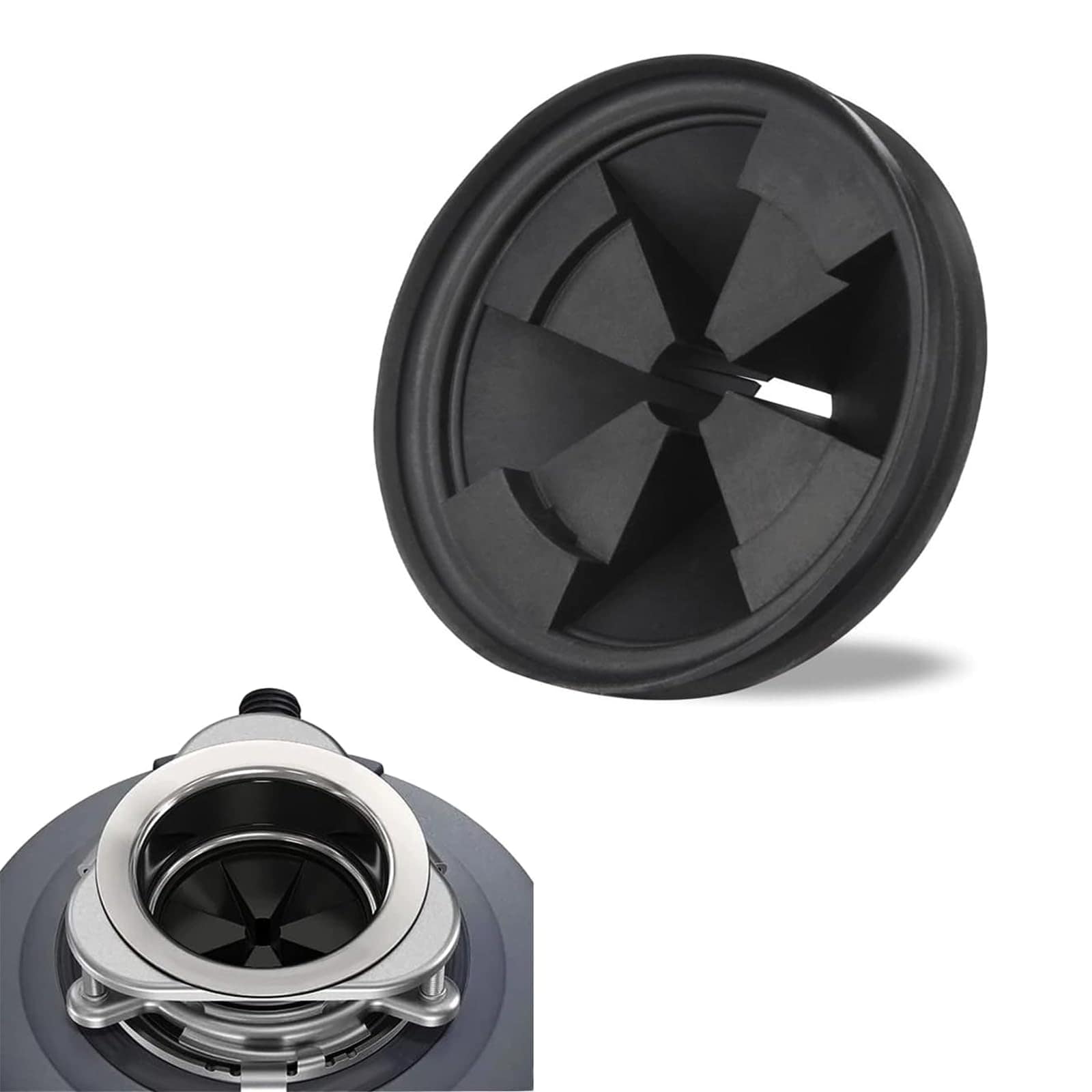 Anqtovp - Garbage Disposal Splash Guard 3 One Eighth Inch Sink Baffle Rubber Accessory for Food ...