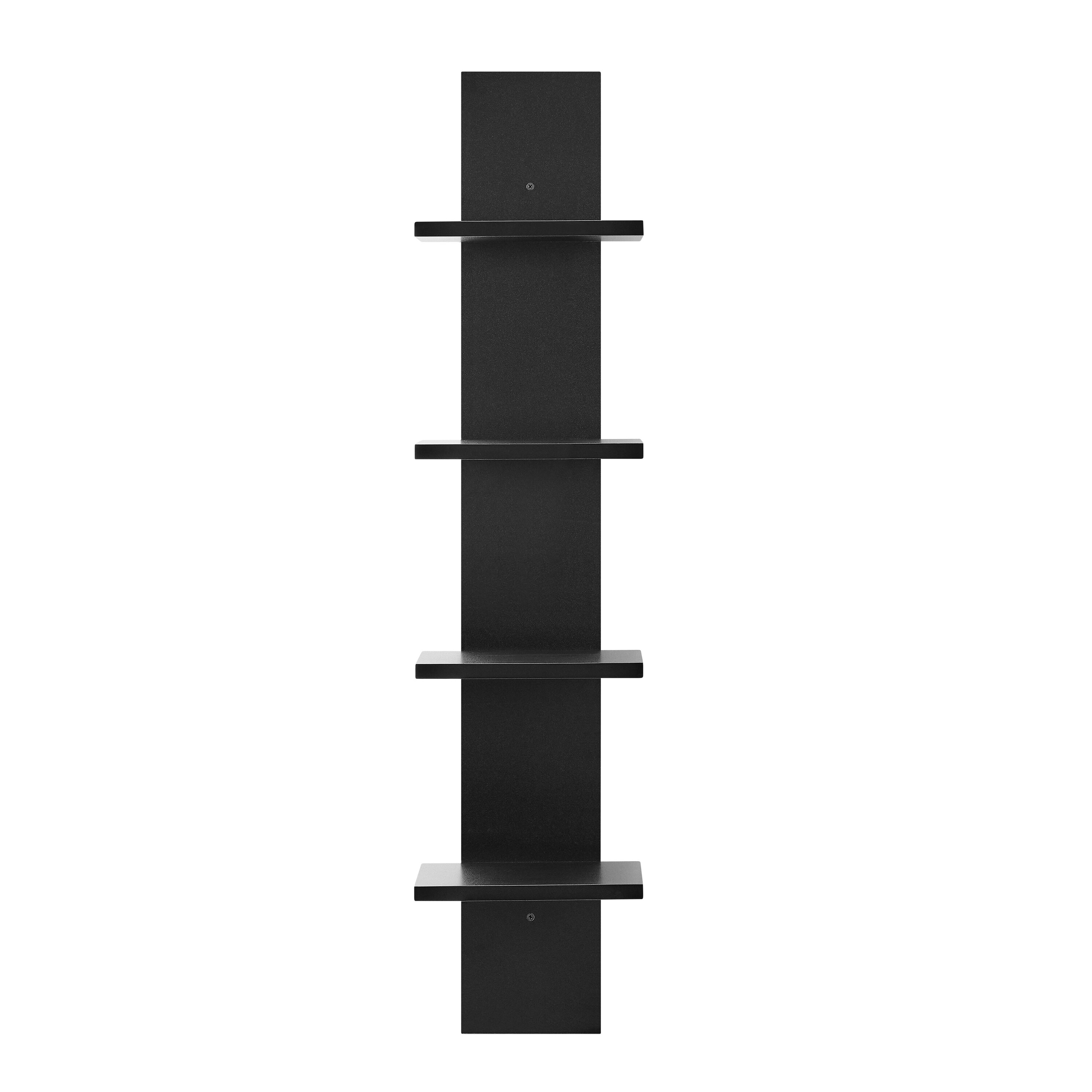 Danya B. QBA2248BK Wall-Mounted-Shelving - View #2