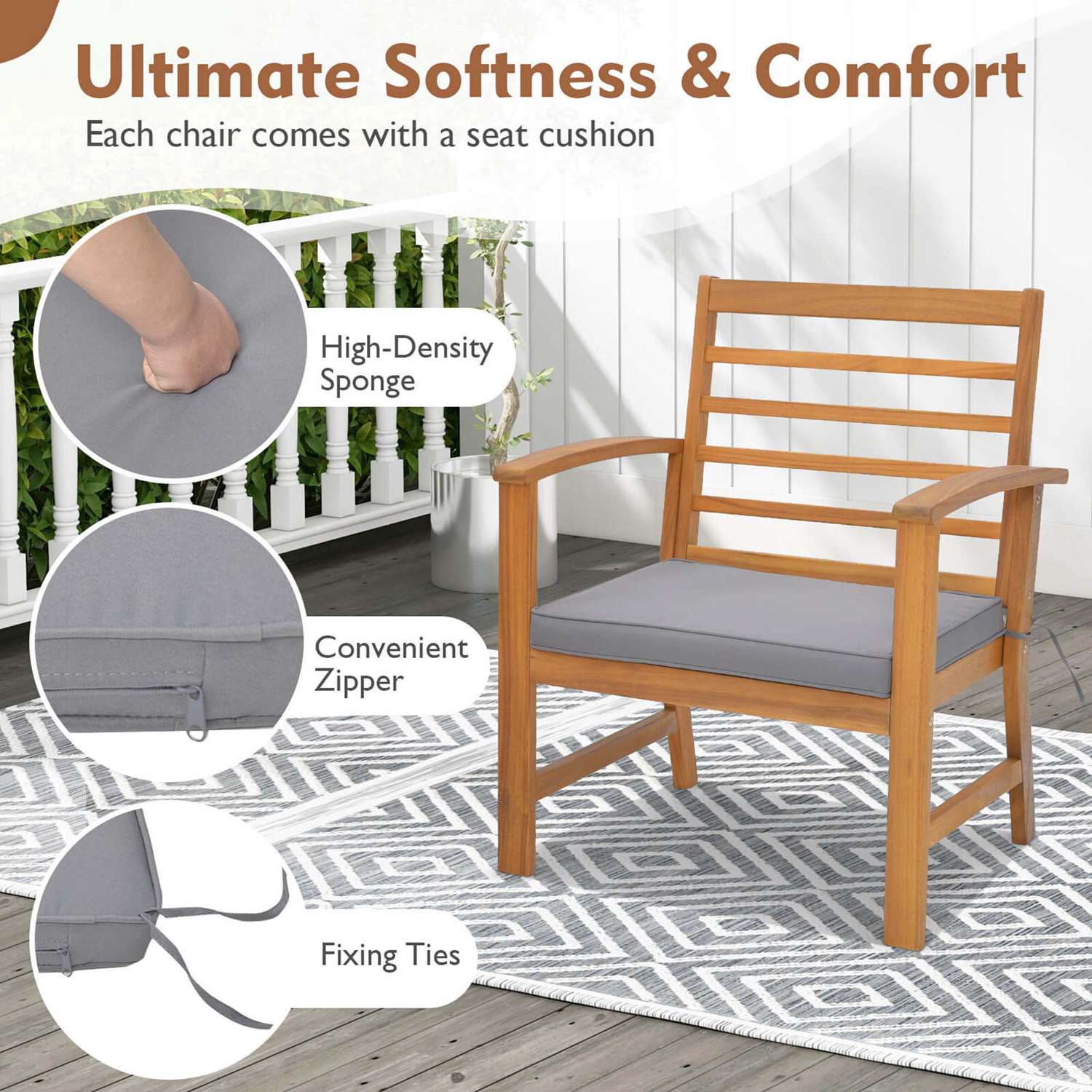 Costway HCST00818 Patio-Conversation-Sets - View #6