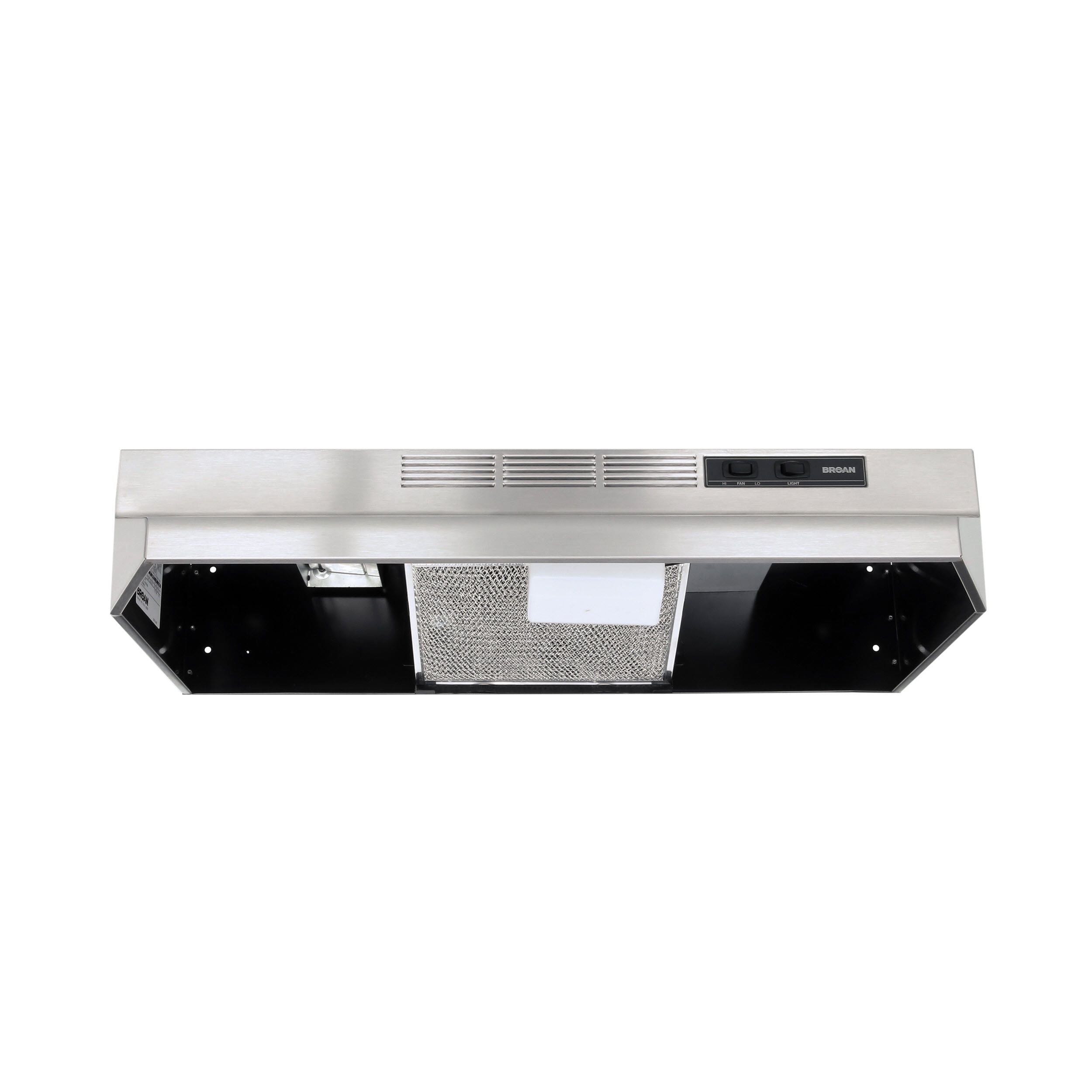 413604 by Broan - Broan® 36-Inch Ductless Under-Cabinet Range Hood, Stainless  Steel