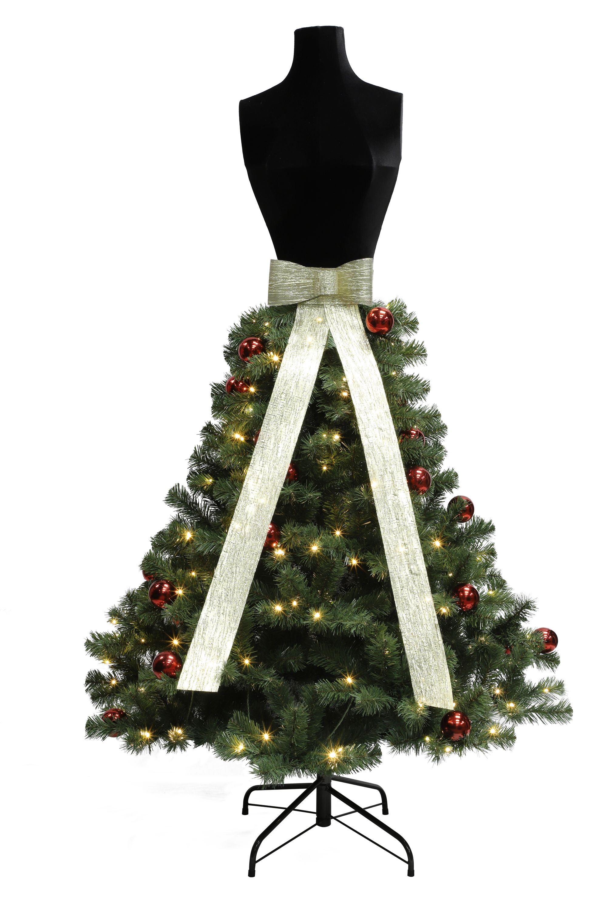 Holiday Living 5.5-ft Pre-lit Mannequin Artificial Christmas Tree with LED  Lights at