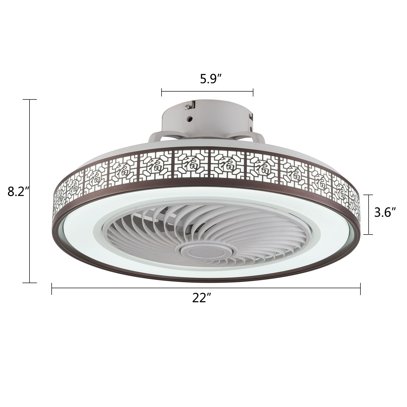 Oukaning HG-HCXLST-4661-US Ceiling-Fans - View #4