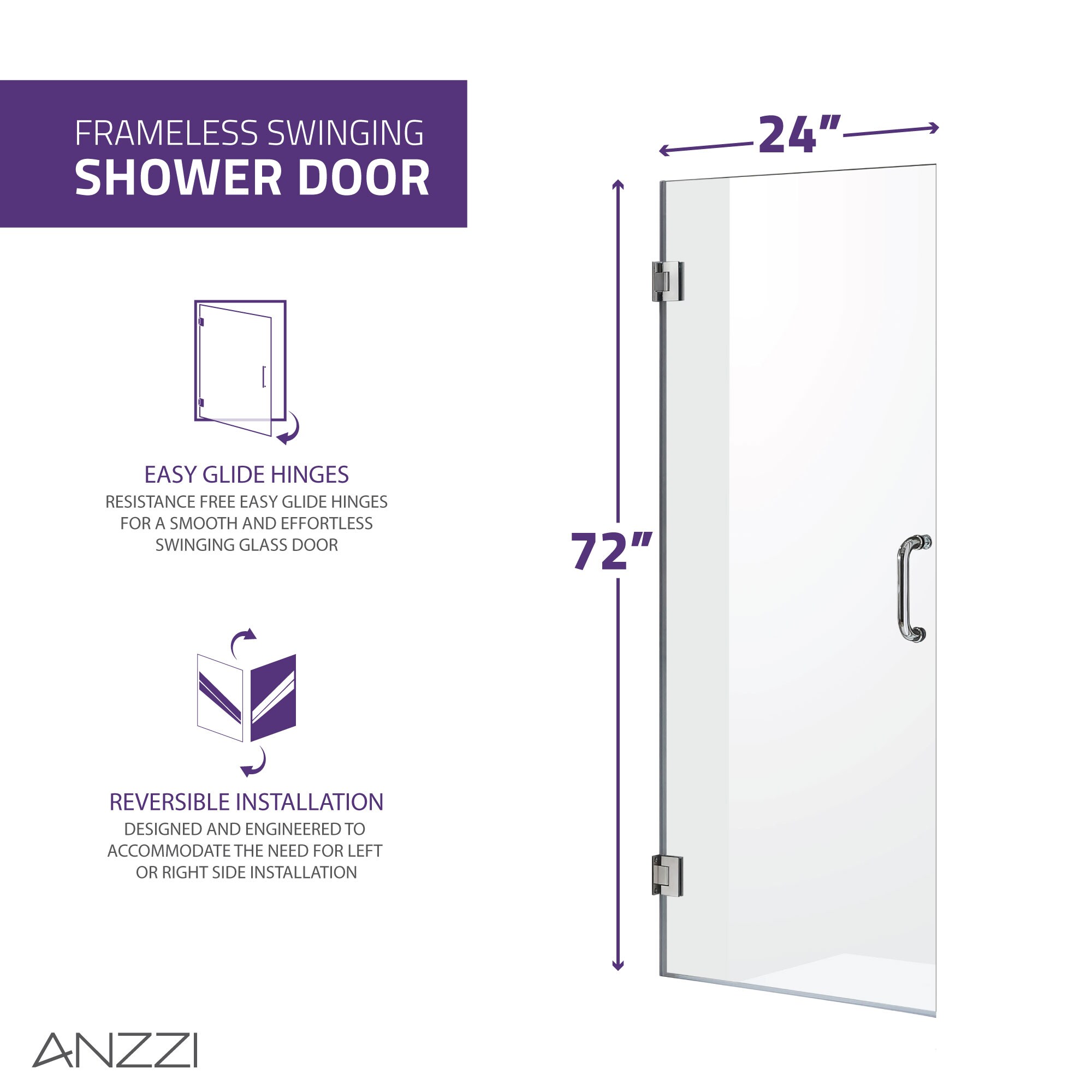 ANZZI SD-AZ09-01MB Shower-Doors - View #8
