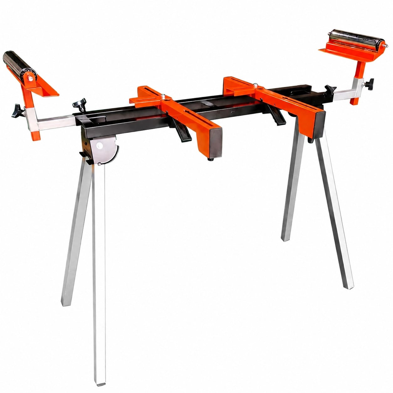 Lukvuzo Portable Miter Saw Stand Quick Fold Adjustable Height Heavy ...