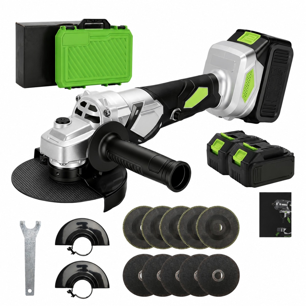Avid Power 900w Cordless Angle Grinder 3 Speed Brushless Multi Use With Accessories