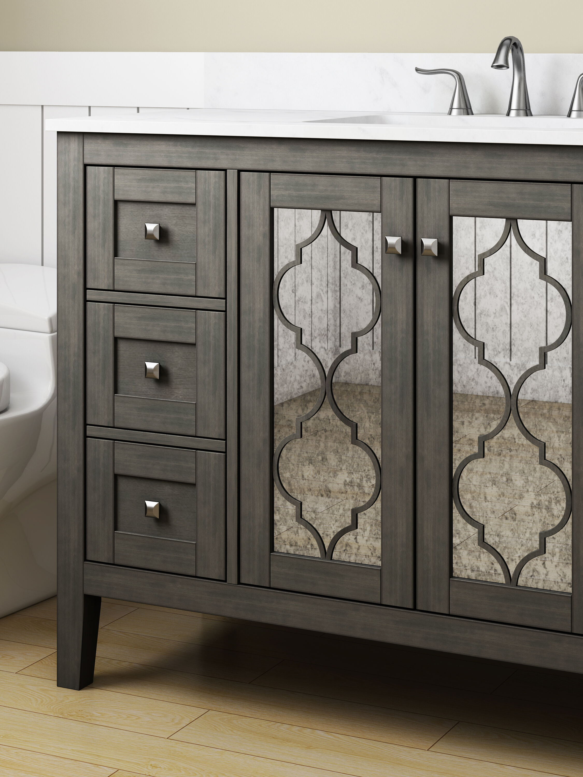 allen + roth WSLW48LGV Bath-Vanity-Combo - View #5