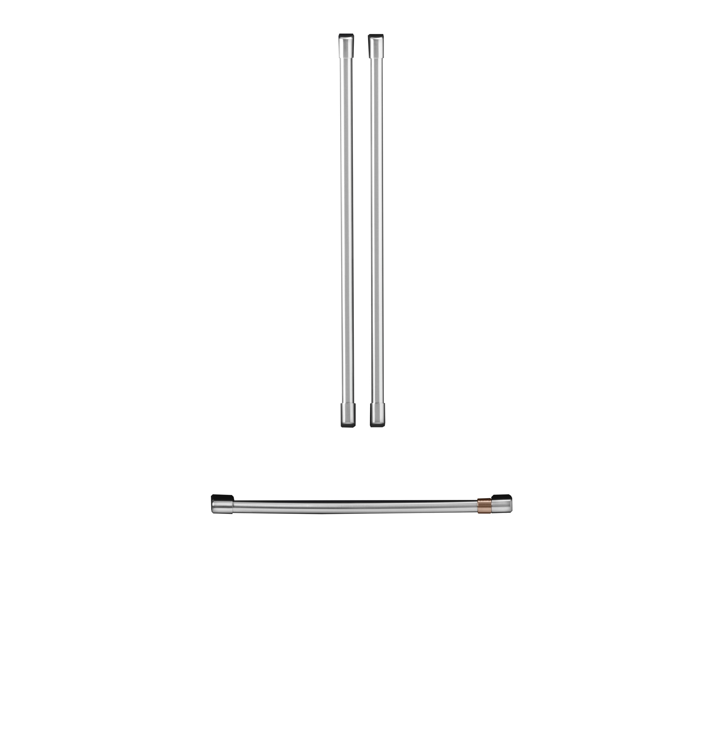 Cafe CXMA3H3PNSS Counter-depth French Door Refrigerator 3 Piece Handle Kit- Brushed Stainless