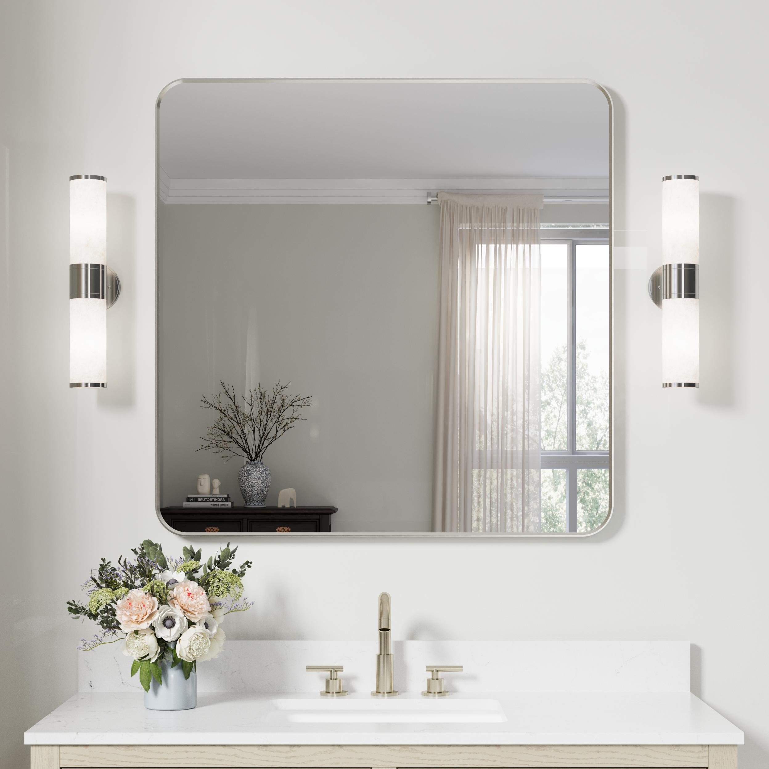 WELLFOR BTZ8039CA Framed-Bath-Mirrors - View #2
