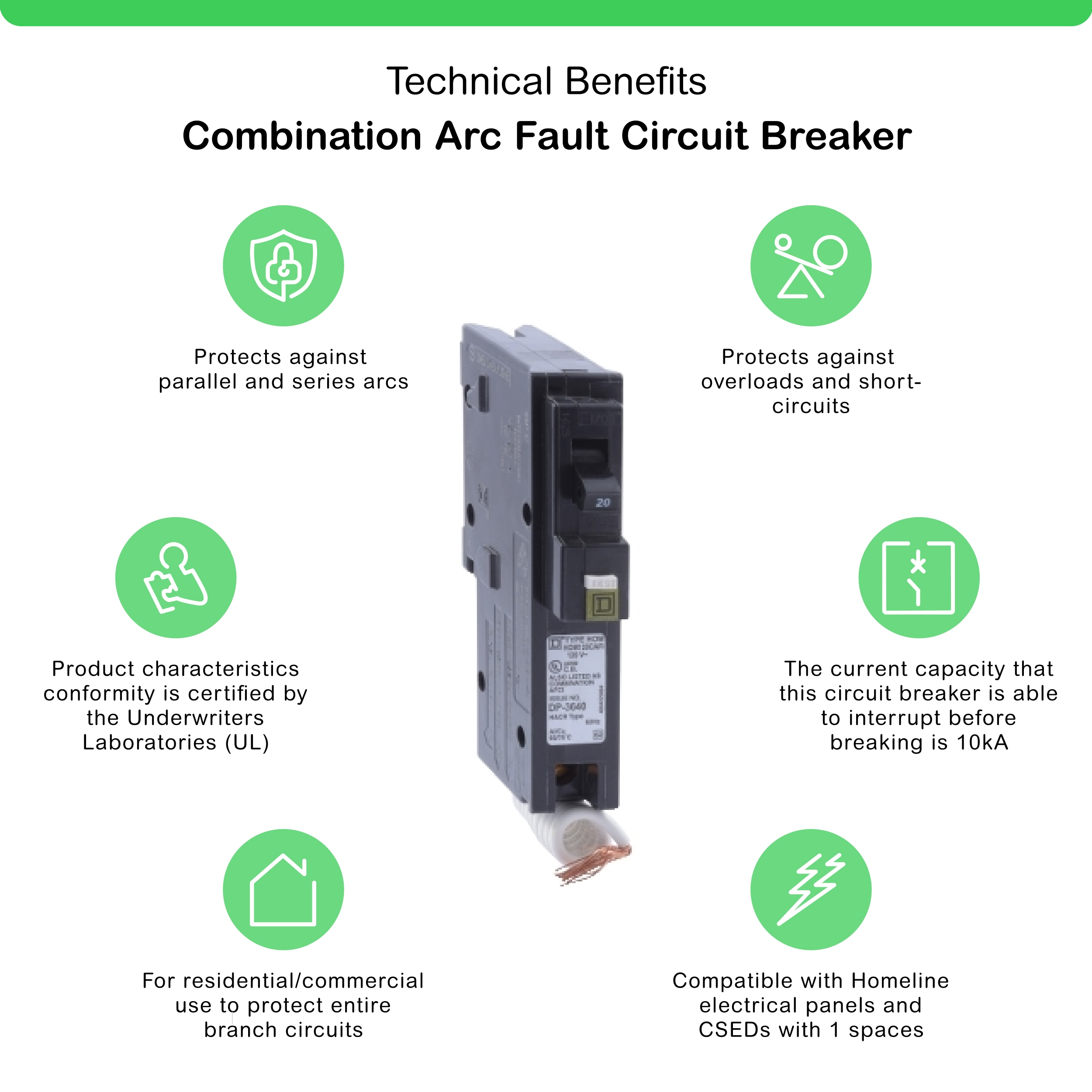 Square D HOM120CAFIC Circuit-Breakers - View #3