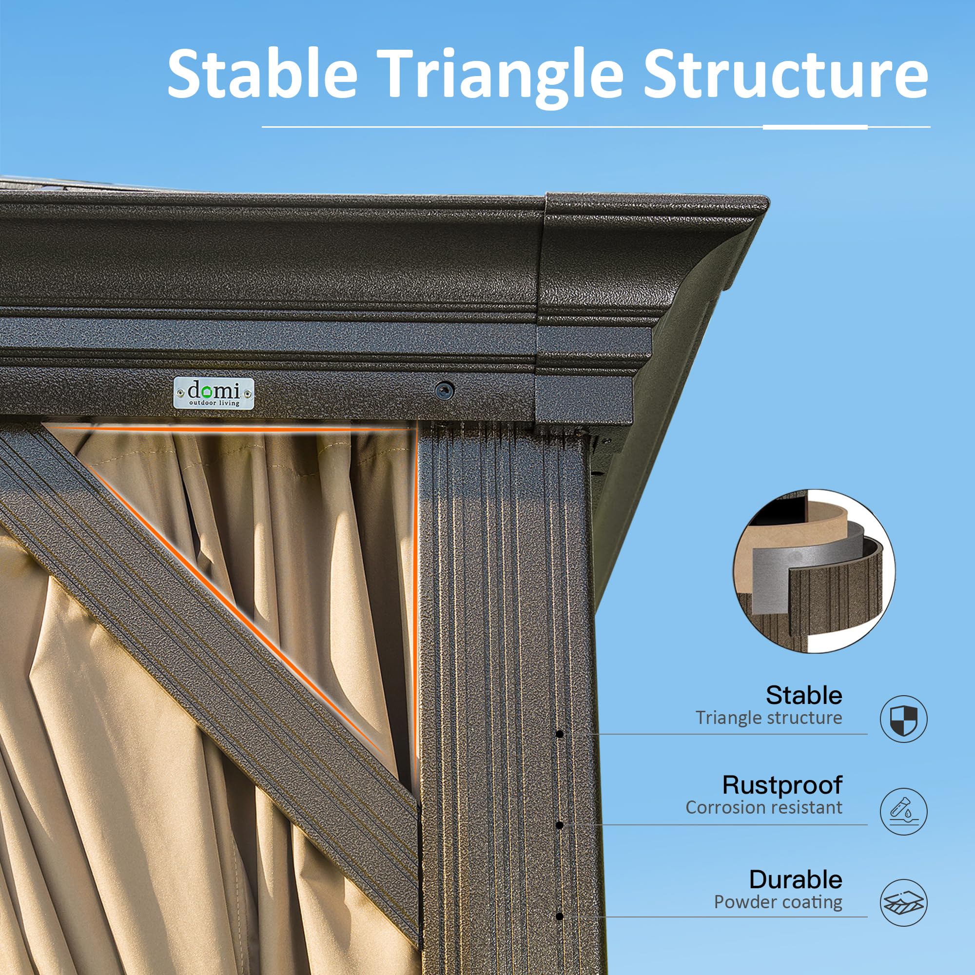 LUXEYARD DS-X-W1859S00144 Wood-Resin-Gazebos - View #6