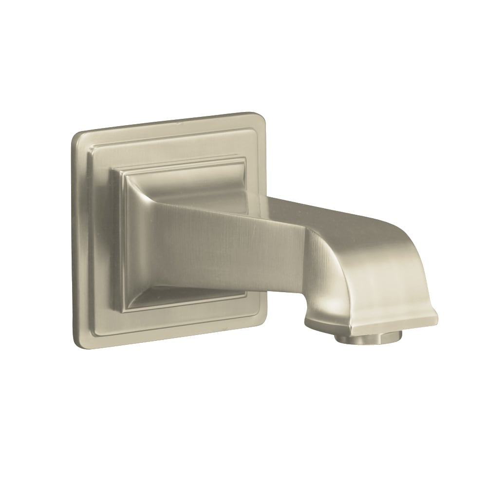 KOHLER 13139-A-BN Pinstripe Vibrant Brushed Nickel Wall-mount Universal Fit Bathtub Spout