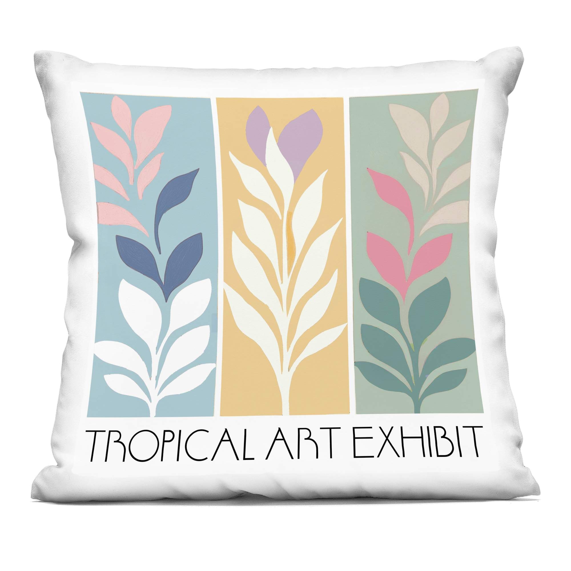 Stupell Industries  Tropical Jungle Exhibit Decorative Printed Throw Pillow design by Annabelle Hall 18 x 18